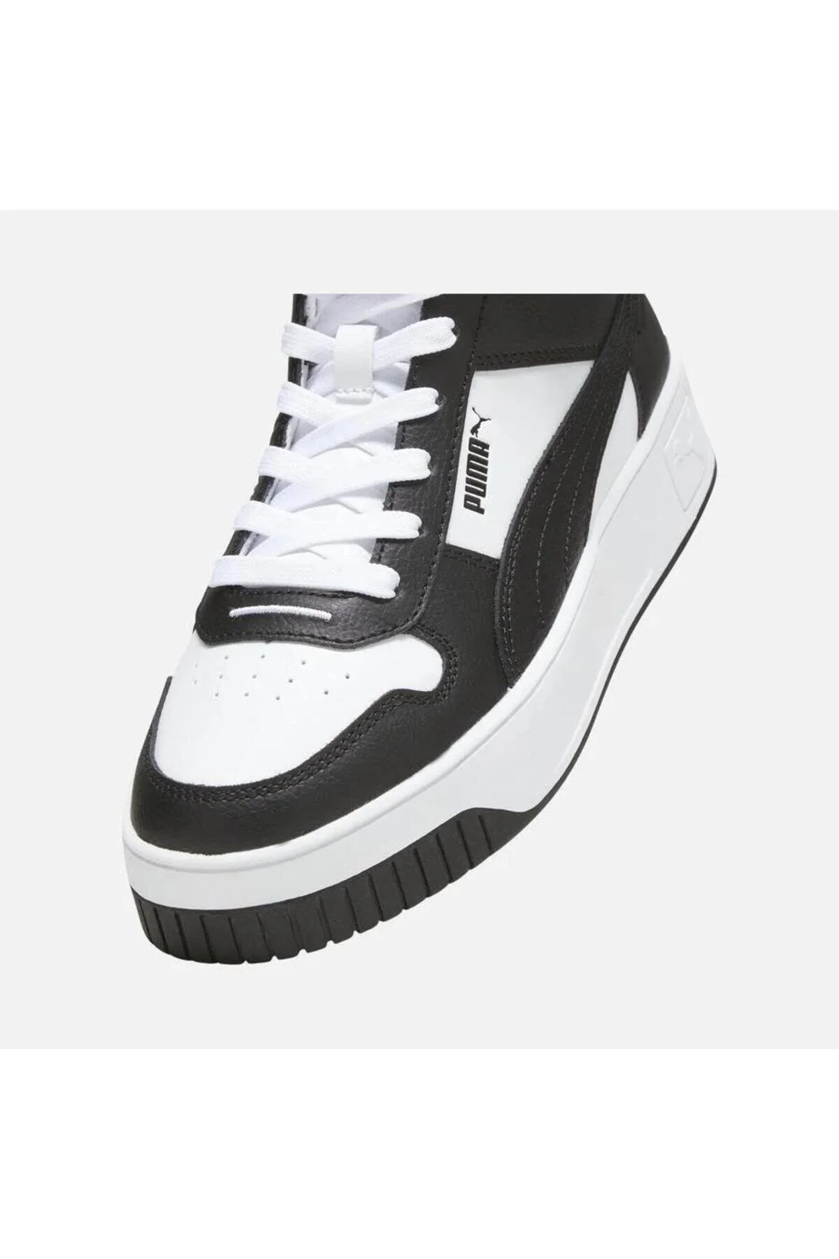 اسنیکر زنانه 392337 03 CARINA STREET MID WHITE BLACK کفش ورزشی پوما Puma