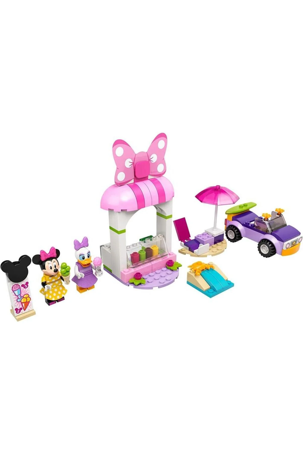 اسباب بازی های فیگور شخصیت DISNEY MICKEY AND FRIENDS MOUSE'S ICE CREAM SHOP 10773 اورجینال LEGO