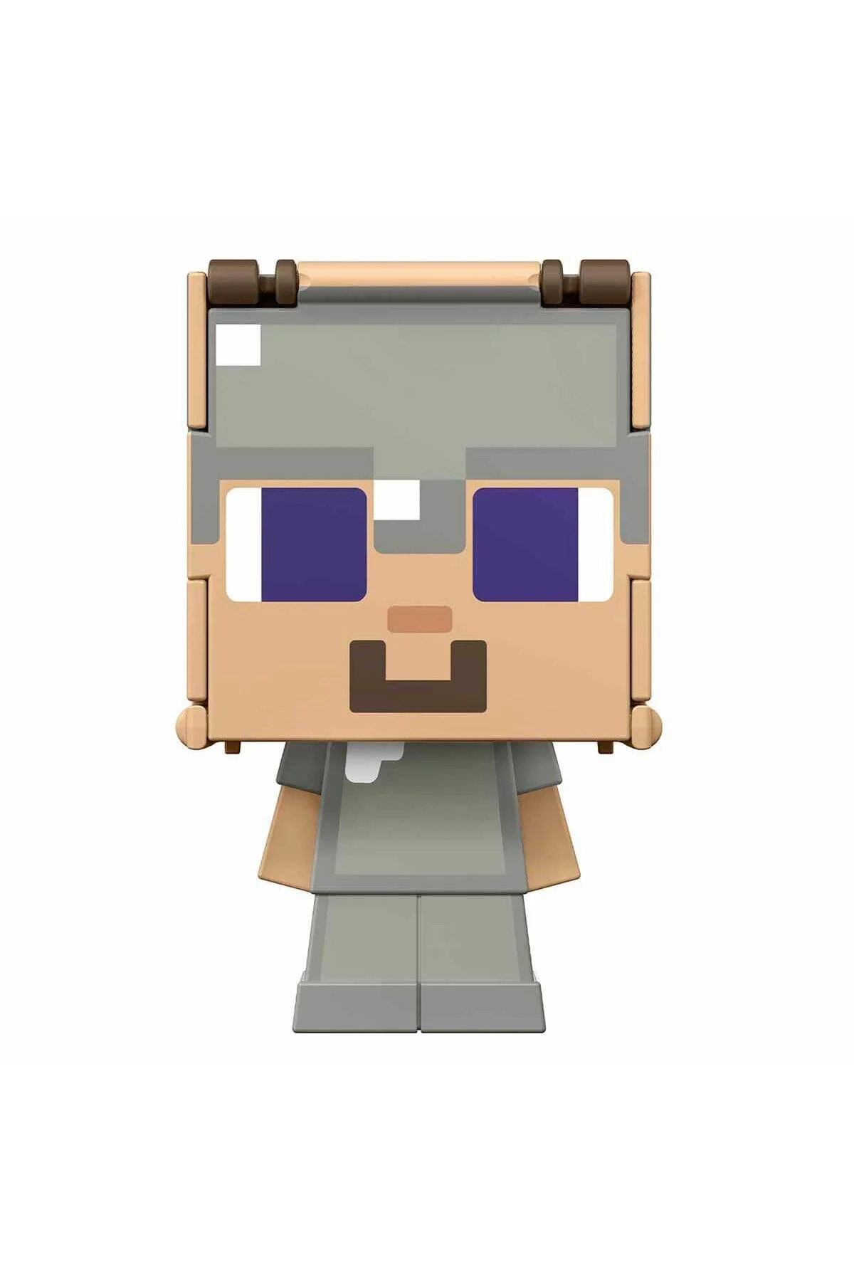 اسباب بازی های فیگور شخصیت MINECRAFT FLIPPIN' FIGS 2 IN 1 STEVE AND IRON ARMOR Mattel