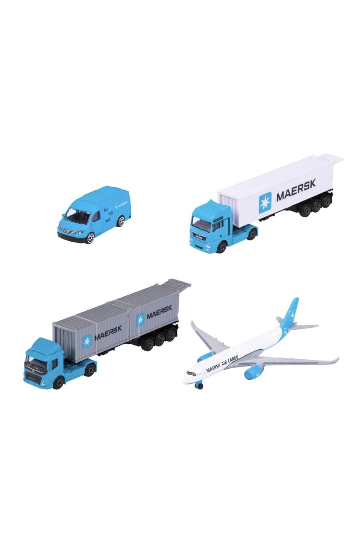 ماشین اسباب بازی وسایل نقلیه حمل و نقل MAERSK VOLVO TRANSPORTER CONTAINER 212057289 1 Majorette