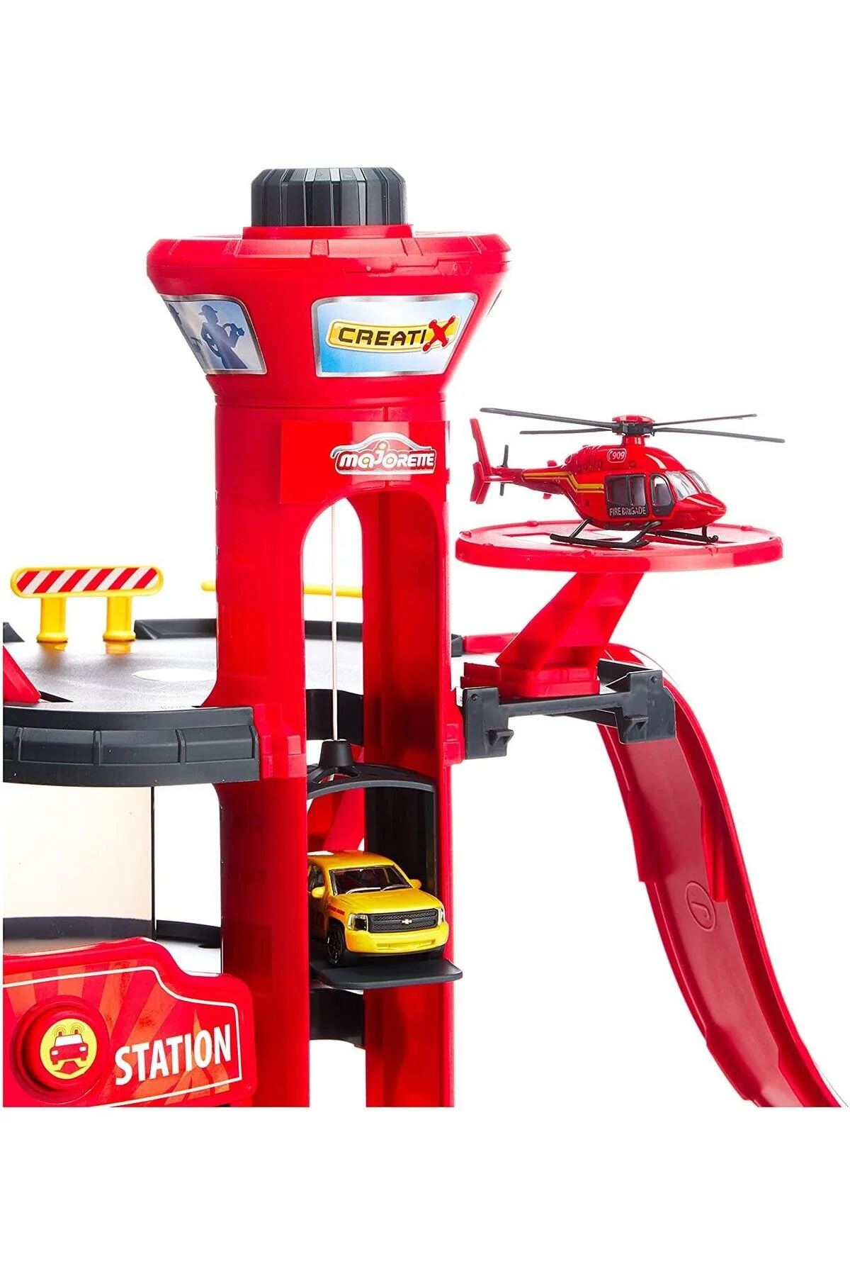 ماشین اسباب بازی CREATIX RECOVERY TASK STATION 5 METAL DIE CAST مجموعه با وسیله نقلیه 212050019 Majorette