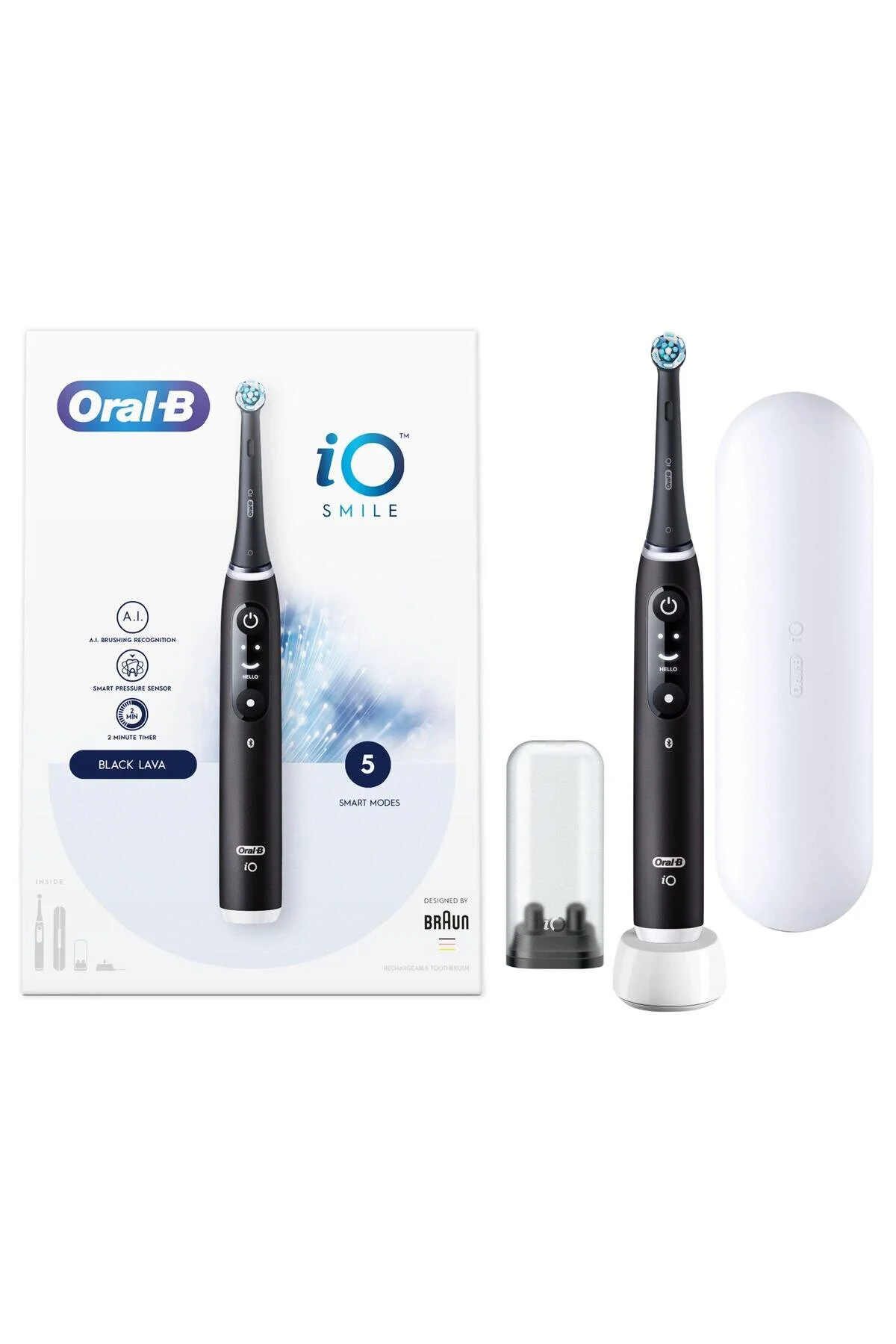 مسواک برقی Oral-B iO 6 Smile شارژی – رنگ مشکی