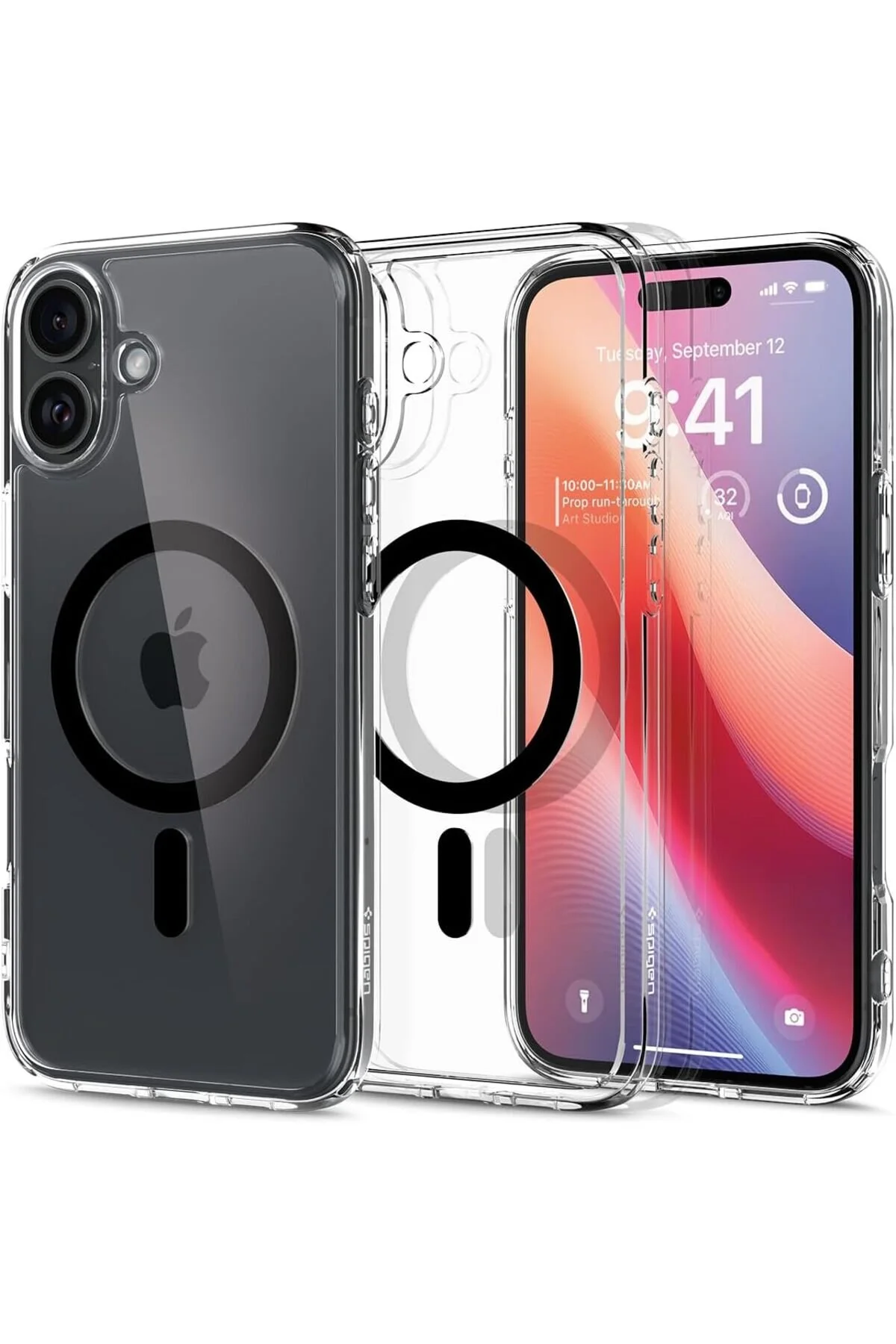 کاور و قاب PERISTORE IPHONE 16 PLUS CASE ULTRA HYBRID MAGFIT با MAGSAFE مشکی BYMAXXSTORE STOREMAX