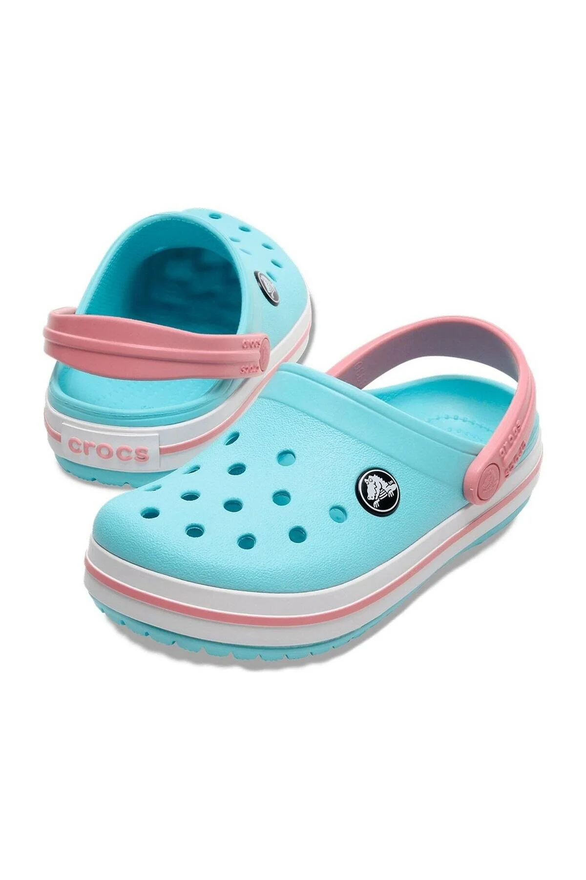 کفش دخترانه پسرانه یونیسکس Crocband Clog K Slint Child کراکس Crocs