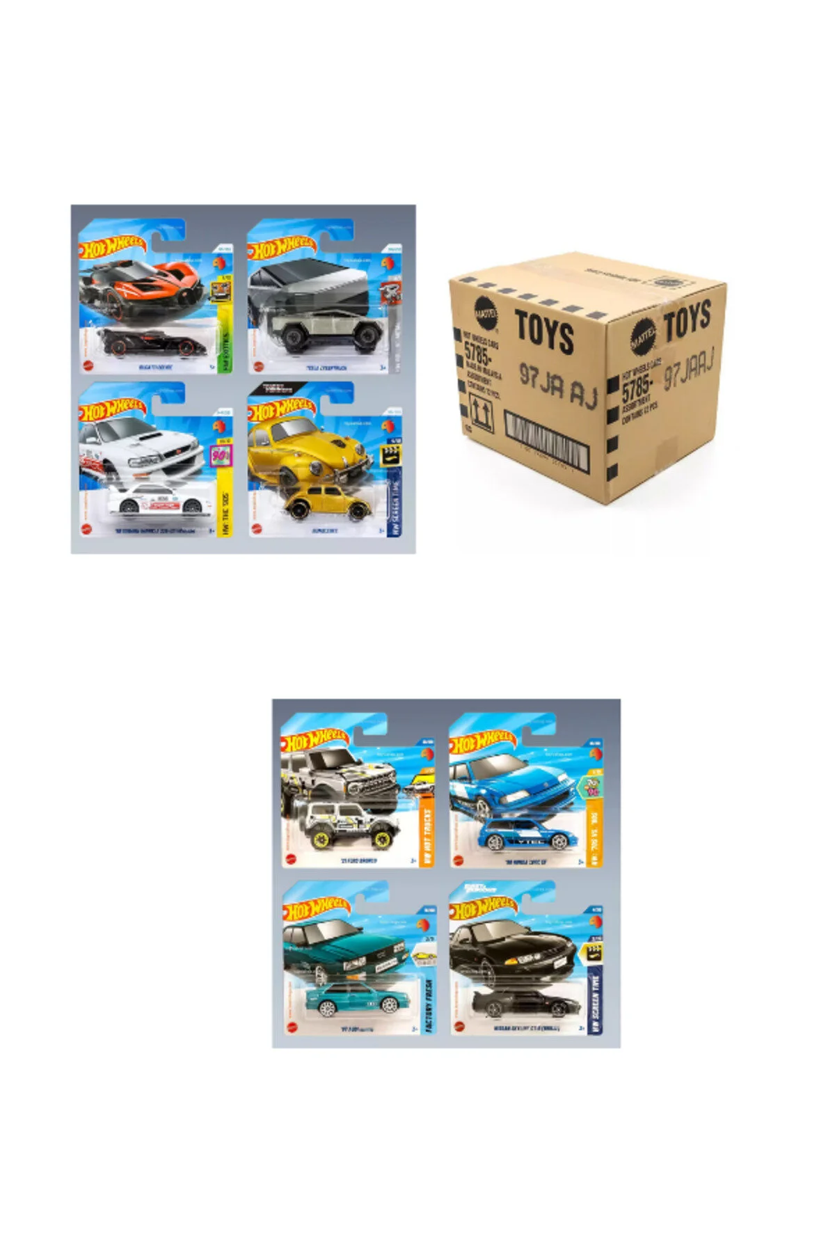 ماشین اسباب بازی بسته سورپرایز تک وسیله نقلیه سری 2025 HOT WHEELS