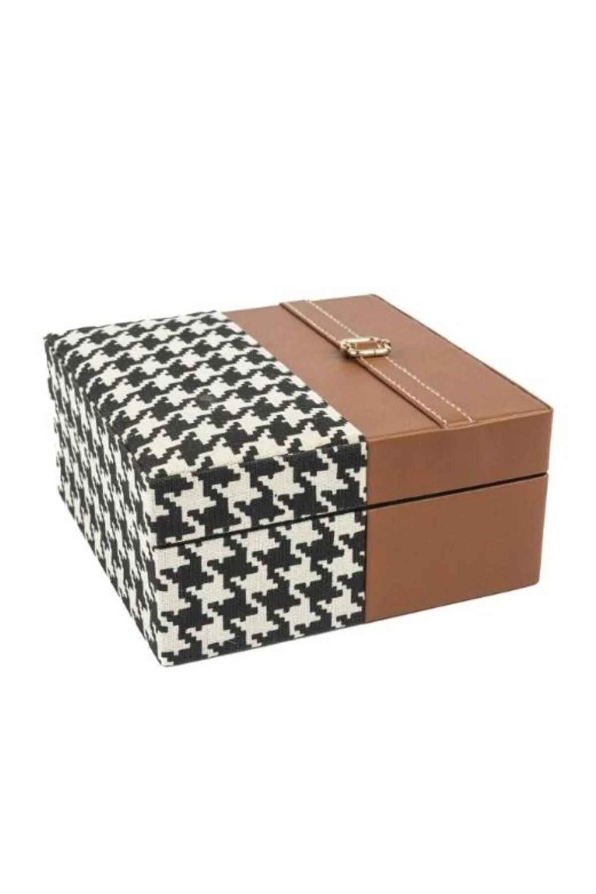 مصرفی های خانگی جعبه جواهرات چرمی قهوه 17X17X8CM P230.355265 Mikasa Moor