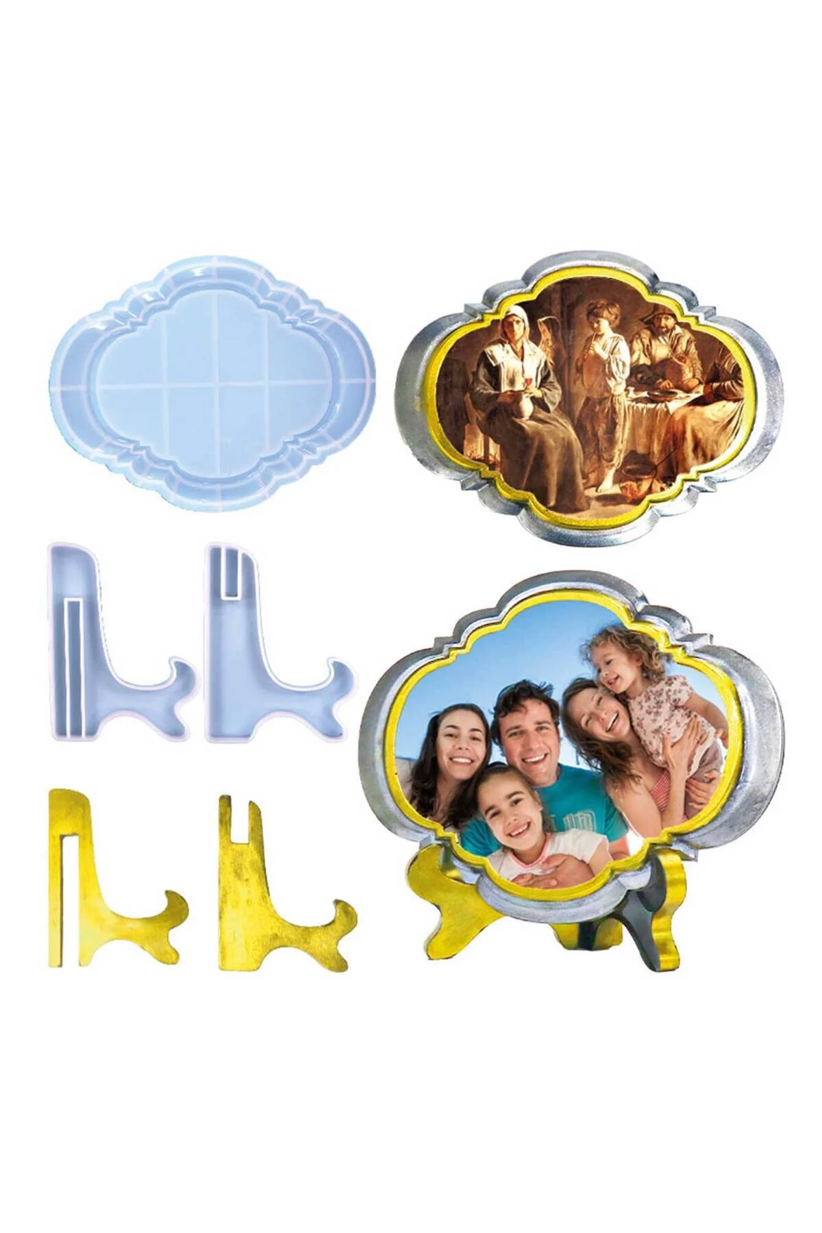 فیگور قالب سیلیکونی رزین اپوکسی قاب عکس پایه از ترکیه Eminonutoptanci