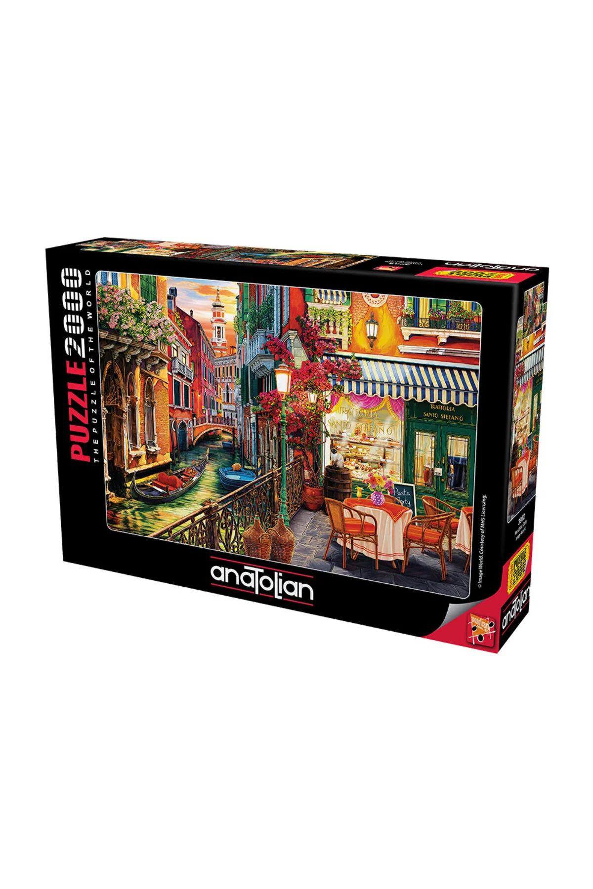 پازل 2000 قطعه کافه ونیزی 3952 اورجینال Anatolian Puzzle