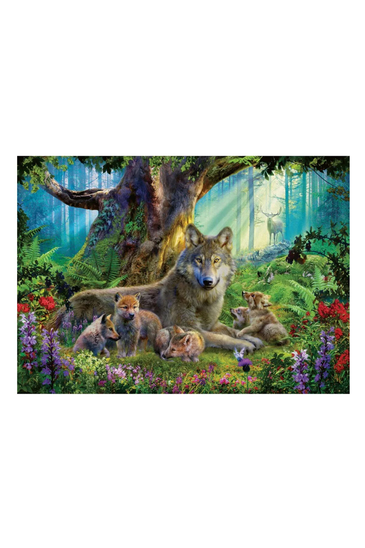 پازل 1000p Puz Wolves in Forest RAV159871 RAVENSBURGER