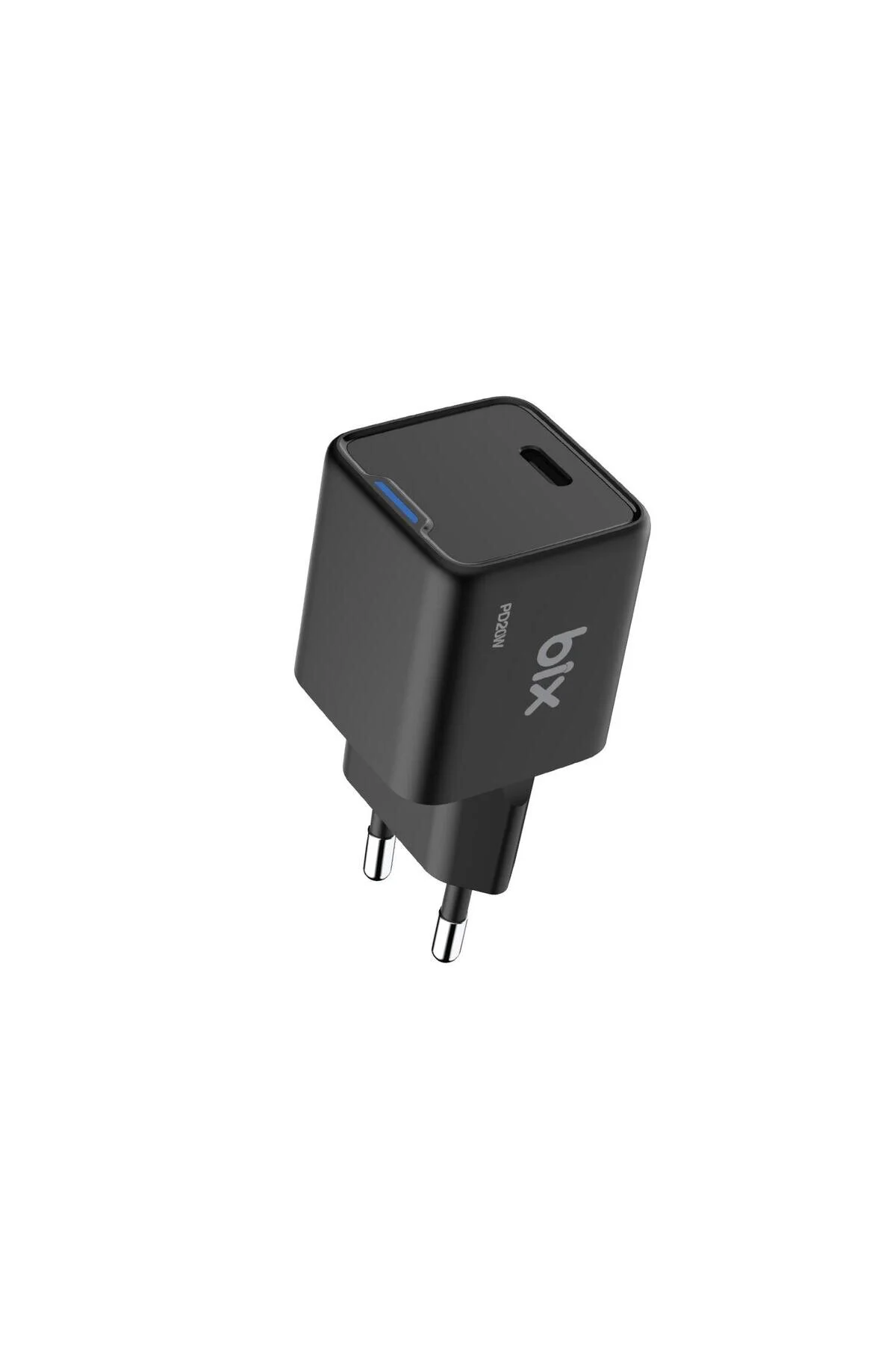 آداپتور شارژ 20W GAN USB C FAST WARRANGER ADAPTER IPHONE ANDROID و IPAD سازگار با TYPE CHARGER BLACK Bix