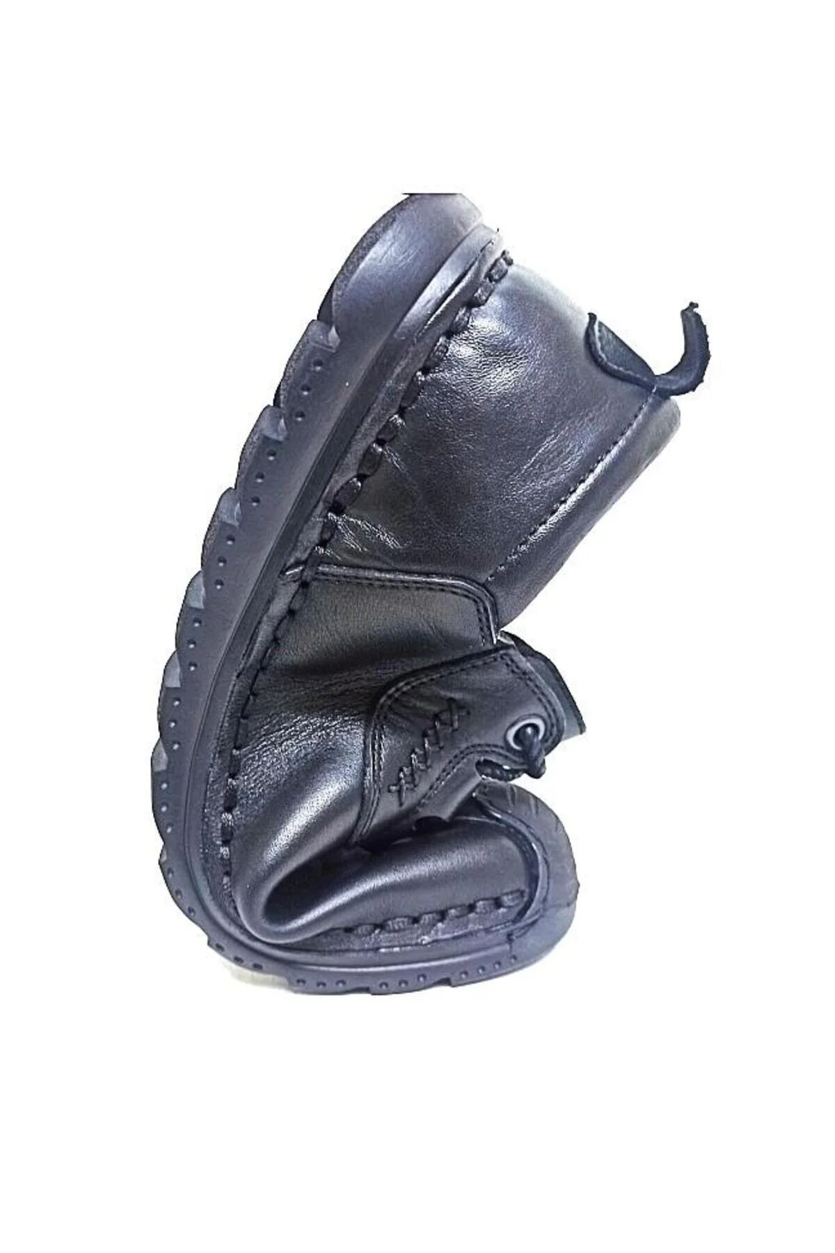 کفش کژوال روزانه مشکی مردانه JF 9860 اصلی چرمی SEWING ULTRA COMFORT قابل انعطاف جیمز فرانکو JAMES FRANCO