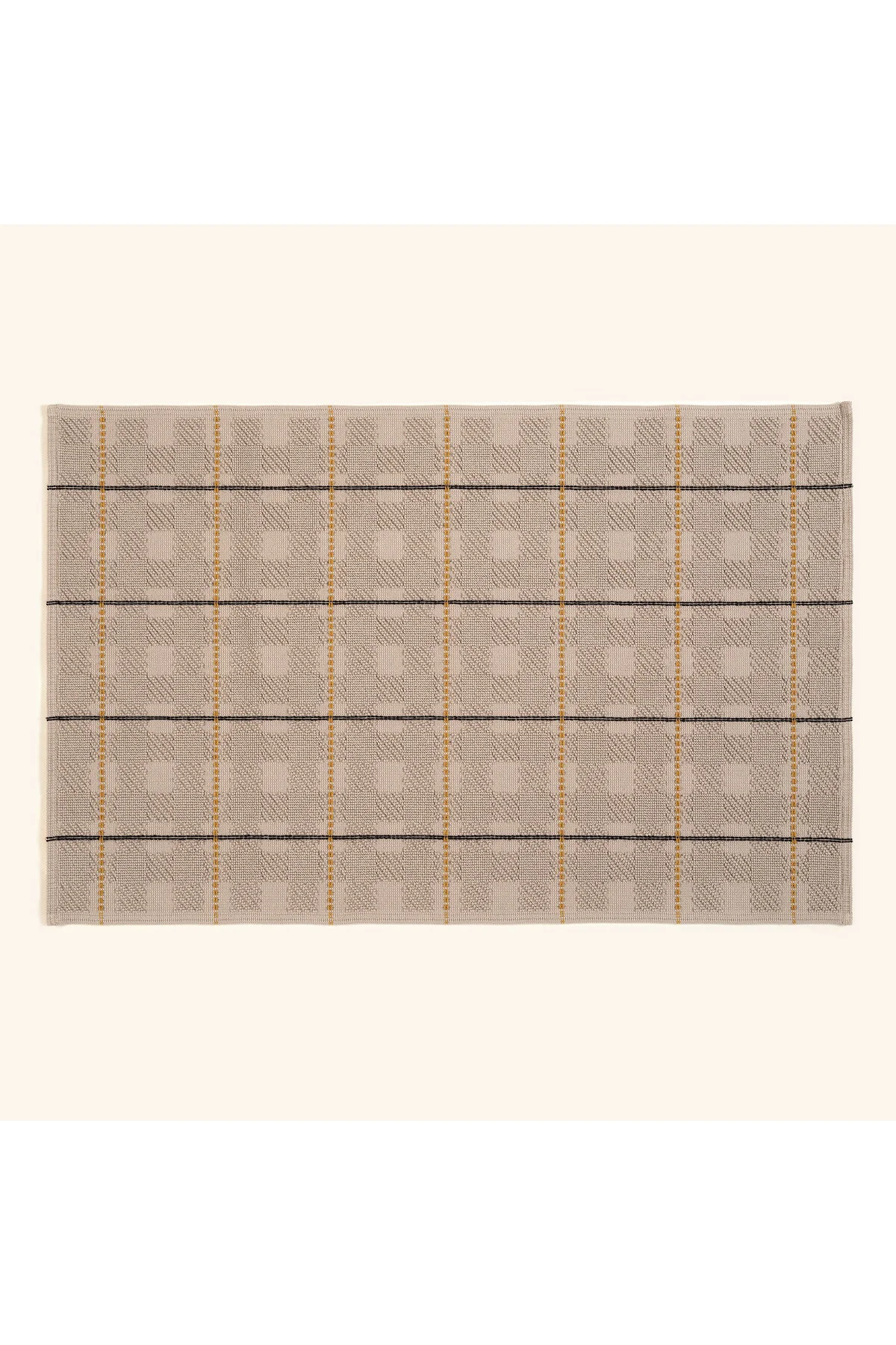 COSTA PRINGED GACQUARD COTTON 100 ٪ فرش پنبه 90X140 سانتی متر بژ Zsa Zsa Zsu