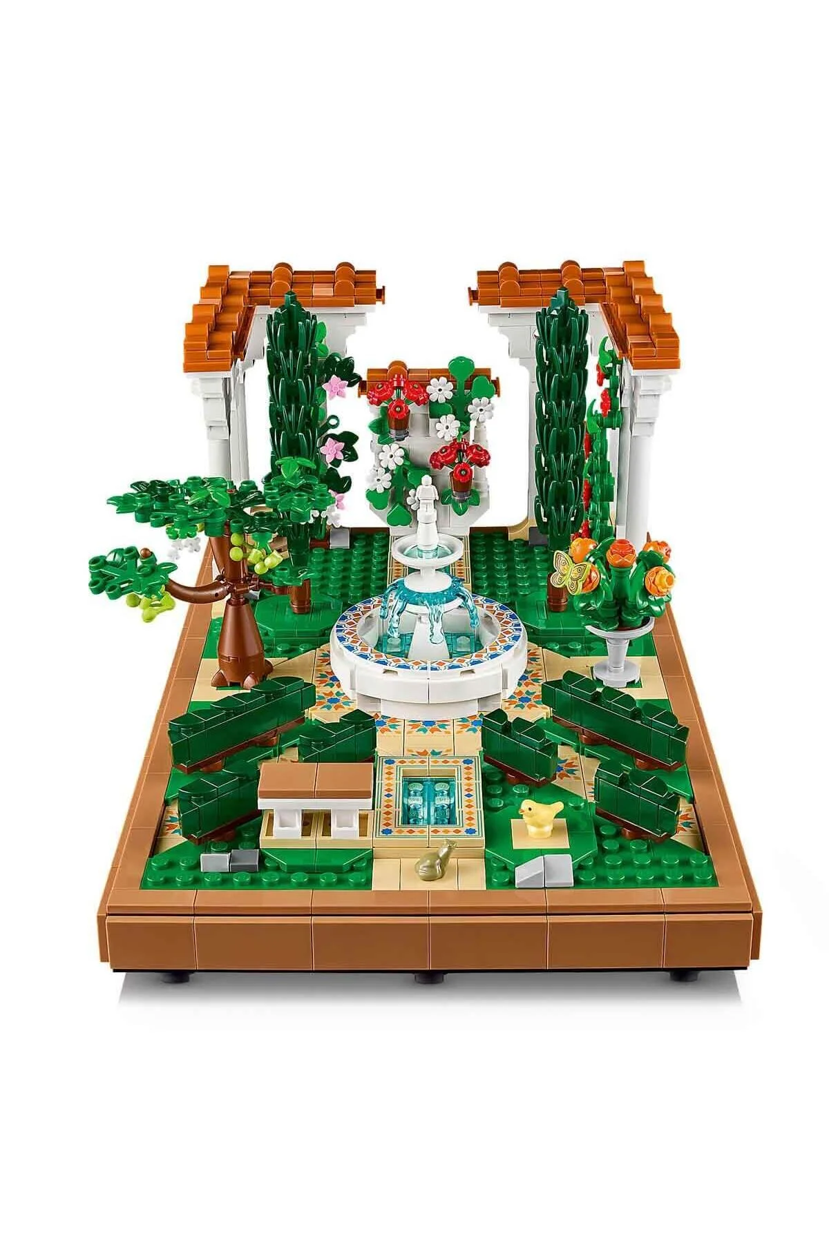 لگو و اسباب بازی های ساخت محور ICONS FOUNTAIN GARDEN 10359 مدل باغ تزئینی برای بزرگسالان 1302 PA LEGO