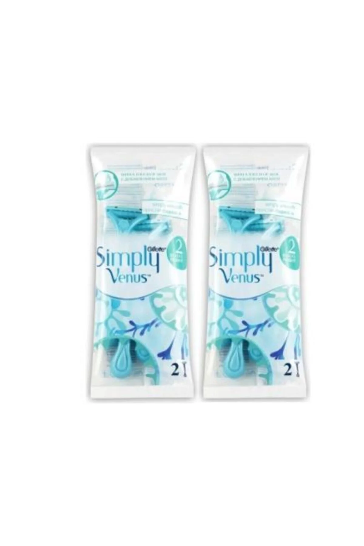 تیغ اصلاح زنانه موقعیت زن ژیلت زهره به سادگی 2 LI یدکی X قطعه ونوس اورجینال Gillette Venus