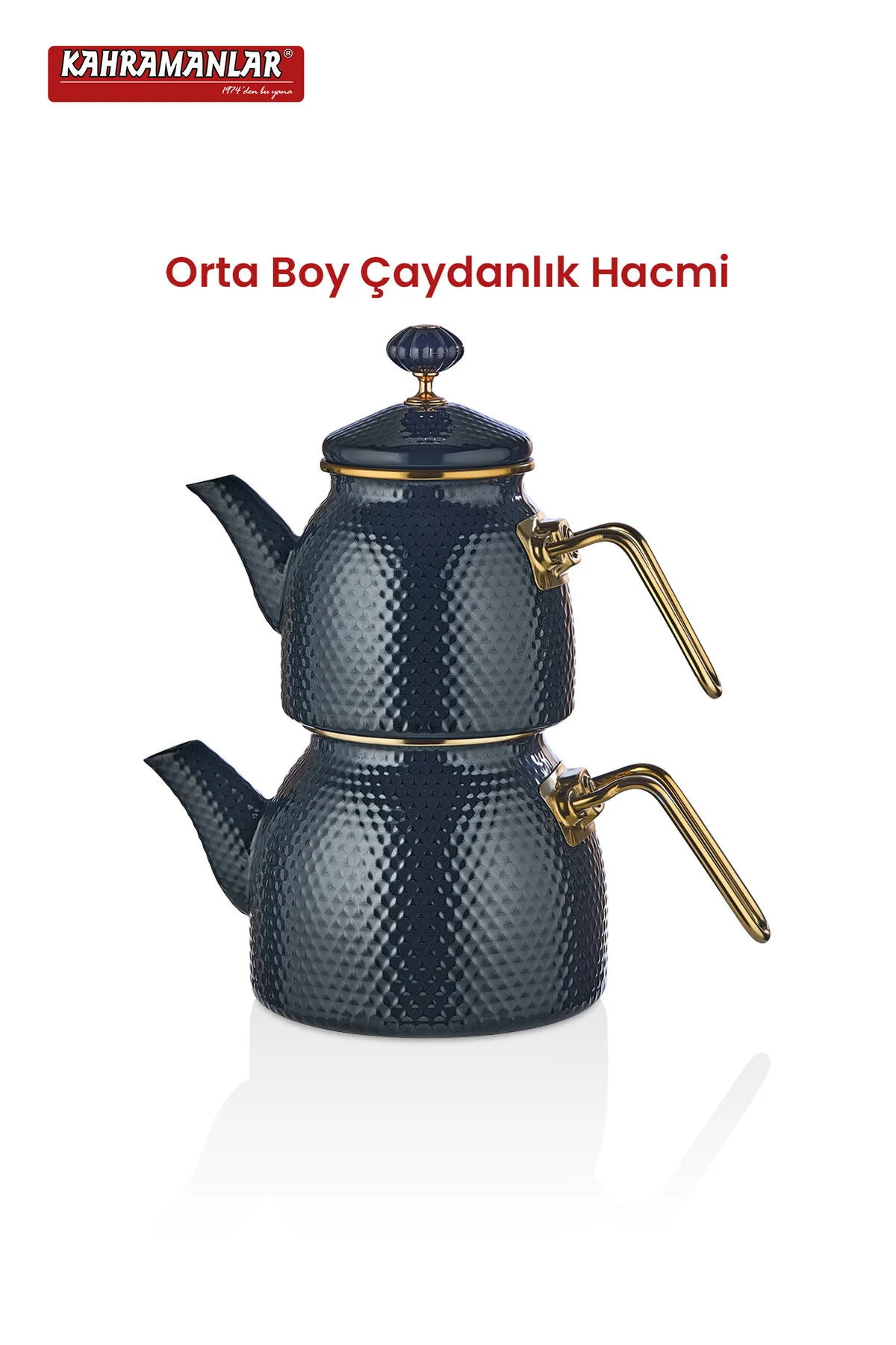 کتری قوری چای‌ساز سنتی تیم مینات آنتراسیت PRIME Kahramanlar
