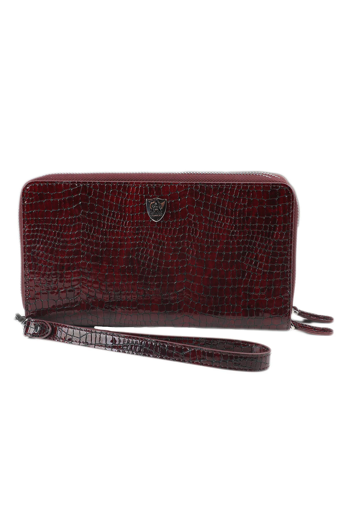 کیف پورتفولیو و کلچ زنانه یک کلاس اصلی چرمی واقعی BORDEAUX BRIGHT KLAC BAG EL 22 5X13X5 سانتی متر Aclass