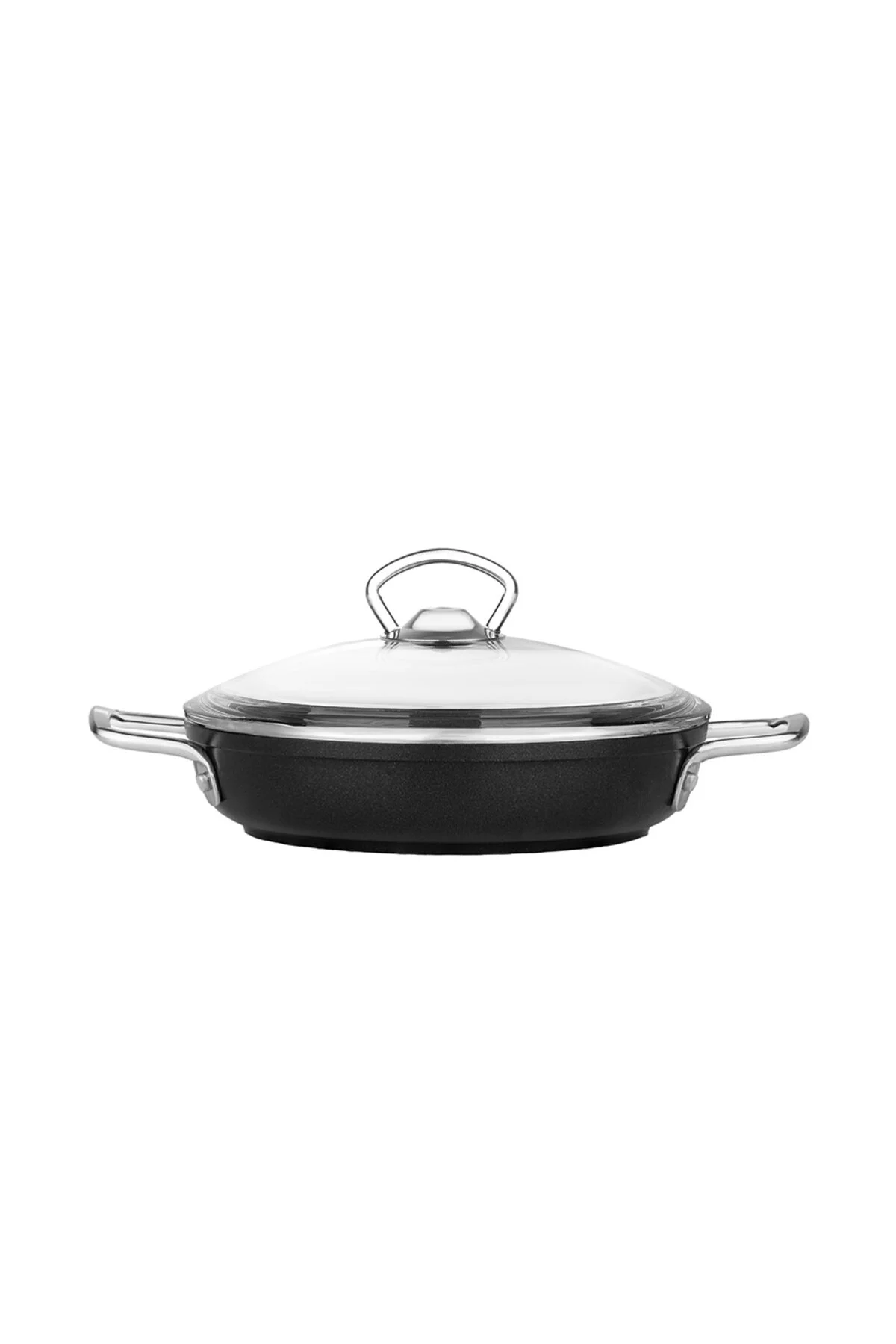 ماهیتابه کوچک ساهان مشکی تیتانیوم سیاه 22 سانتی متر پوشش Nehir