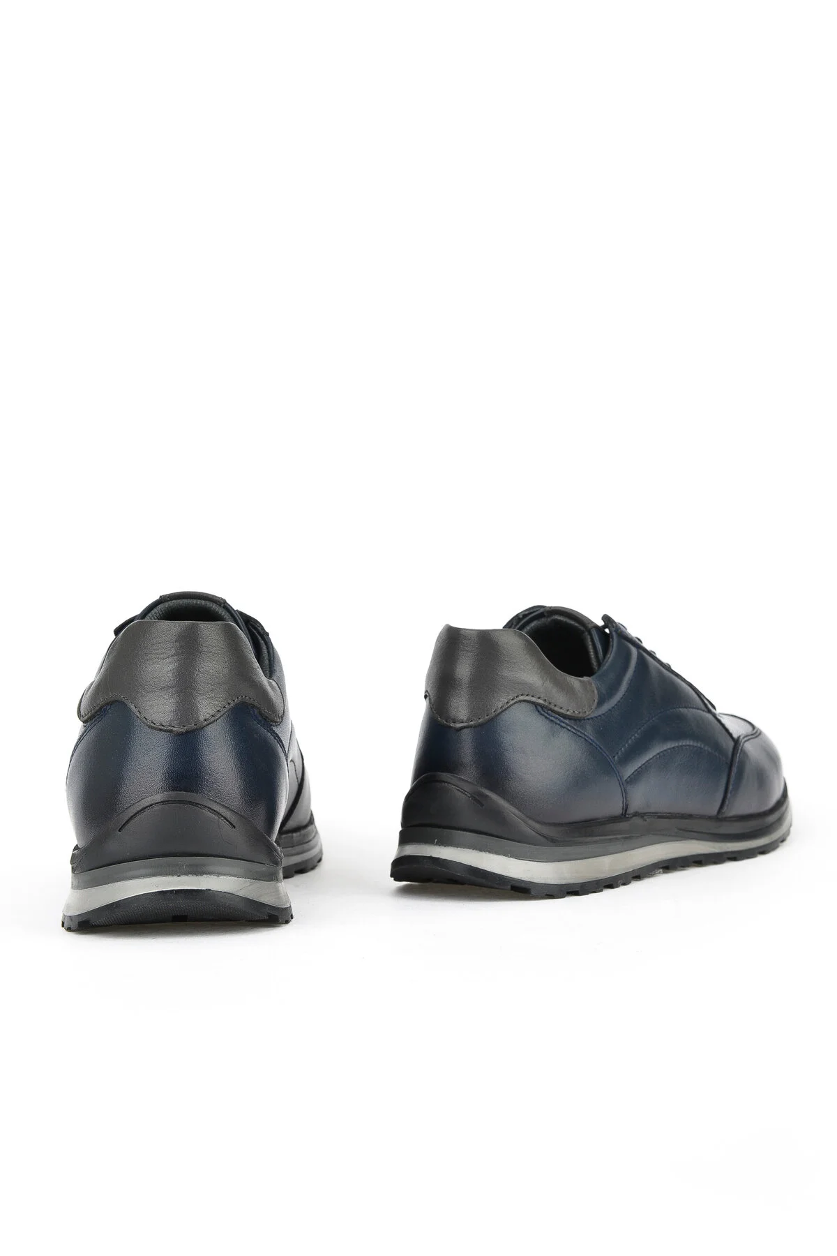 کفش کژوال روزانه آبی مردانه ورزشی چرمی واقعی 1511002Z415 NAVY BLUE زیا Ziya