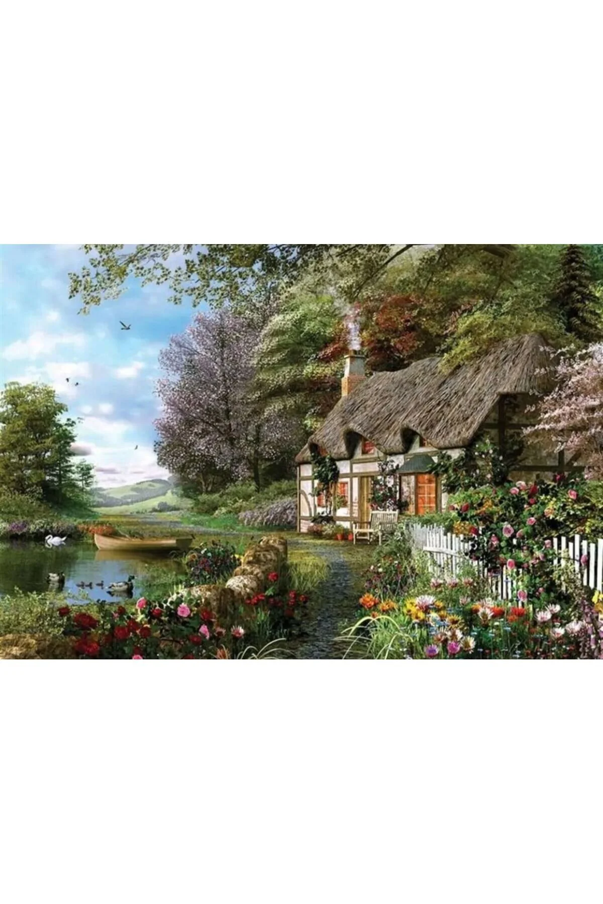 پازل کیت ملیله موزاییک پردازش سنگ مهره الماس 5D STONE 50X40CM GC89235 OZN AKSESUAR