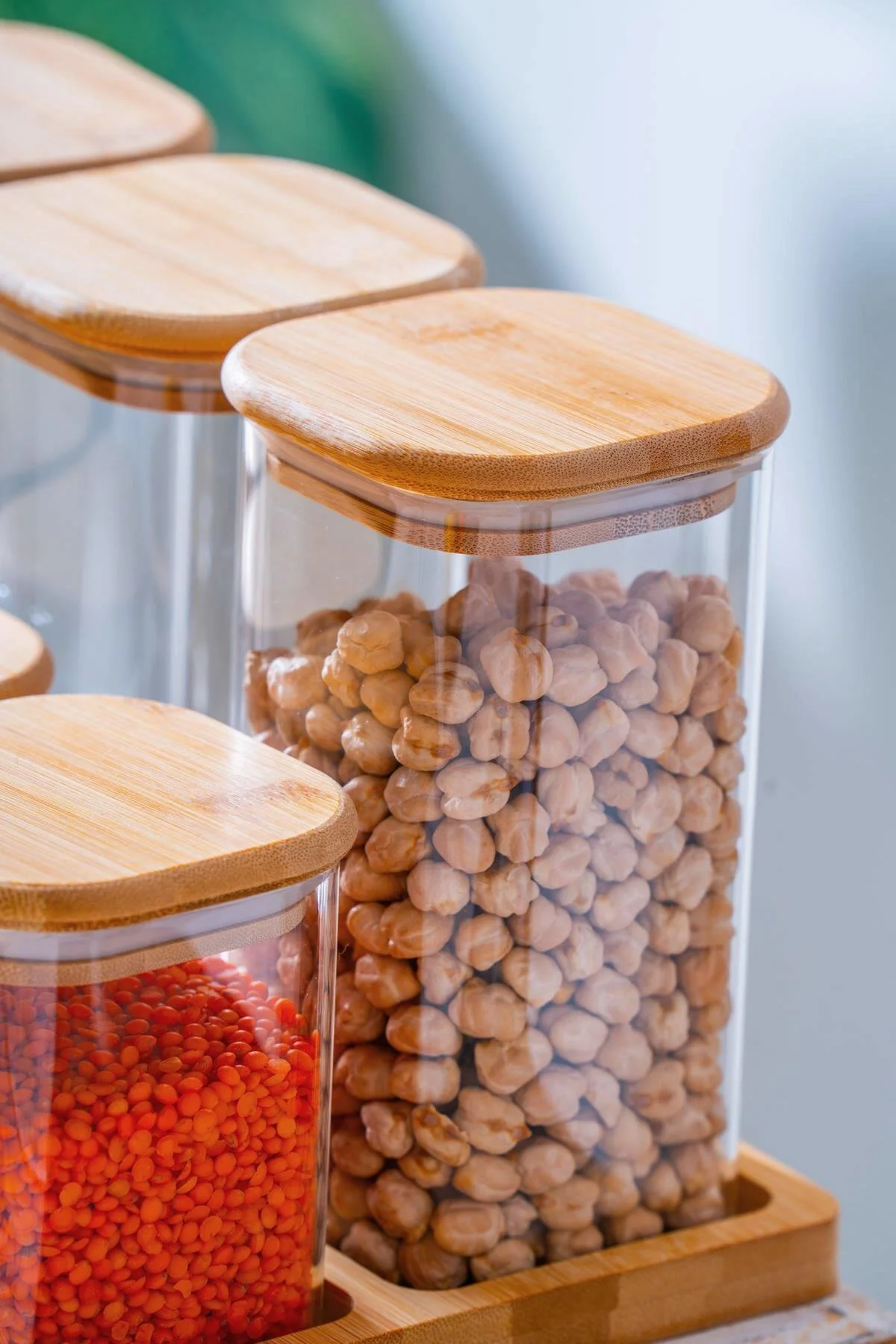 بانکه ادویه MALIBU BAMBOO STAND 6 مجموعه شیشه ای ACAR