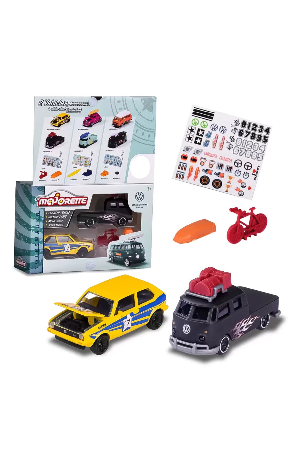 ماشین اسباب بازی VOLKSWAGEN THE ORIGINALS 2LI MODEL VEHICLE GOLF MK1 212055006 Majorette
