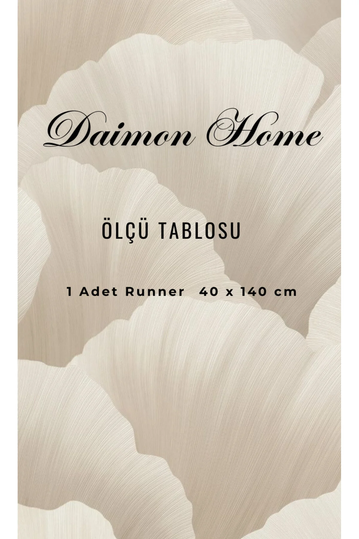 رانر و زیر بشقابی مدل اریکا تک RUNNER اورجینال Daimon Home