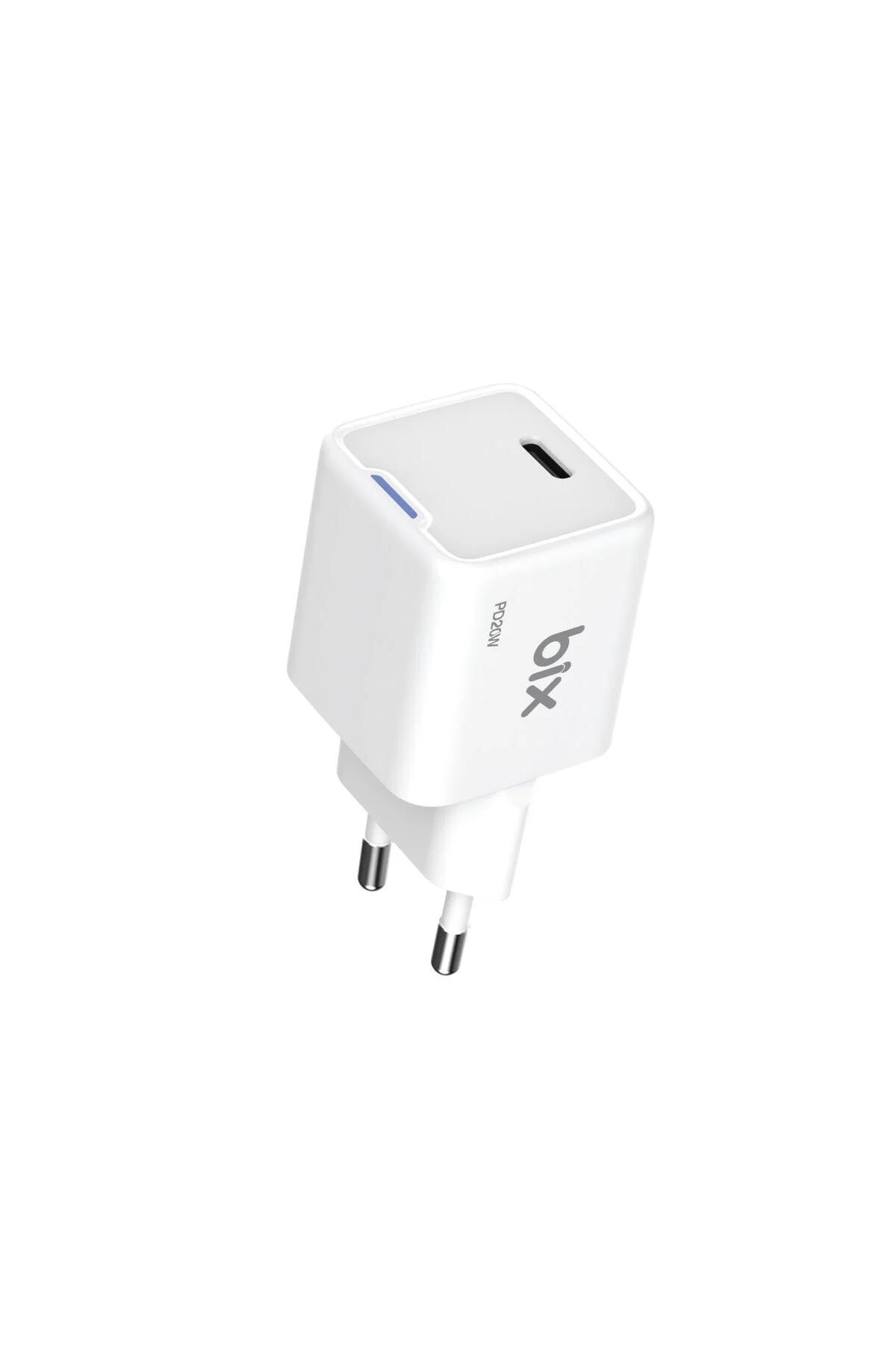 آداپتور شارژ 20W GAN USB C و سازگار با TYPE CHARGER WHITE Bix