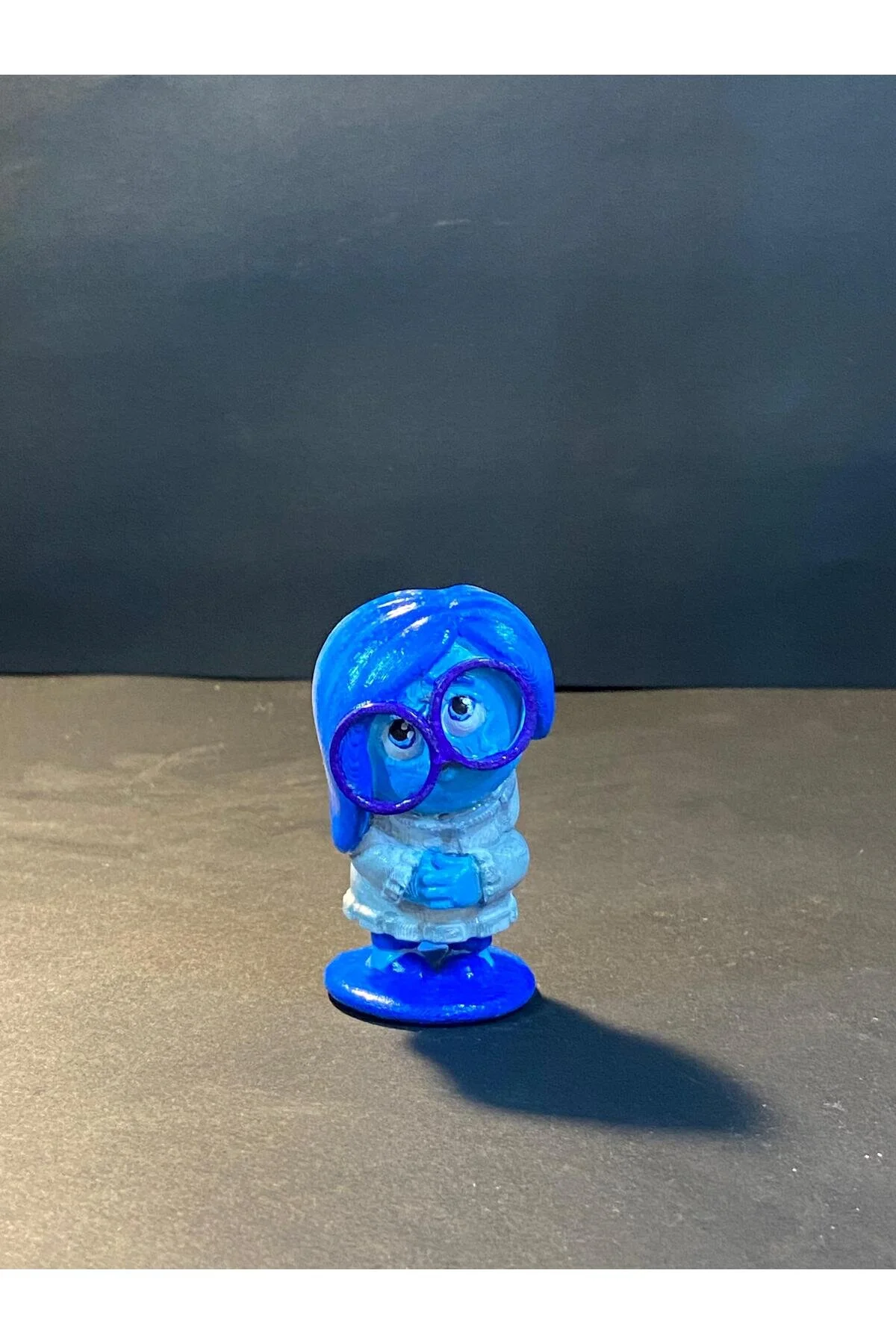 فیگور INSIDE OUT 2 دست ساز خاص غمگین 7CM از ترکیه EOCRAFT