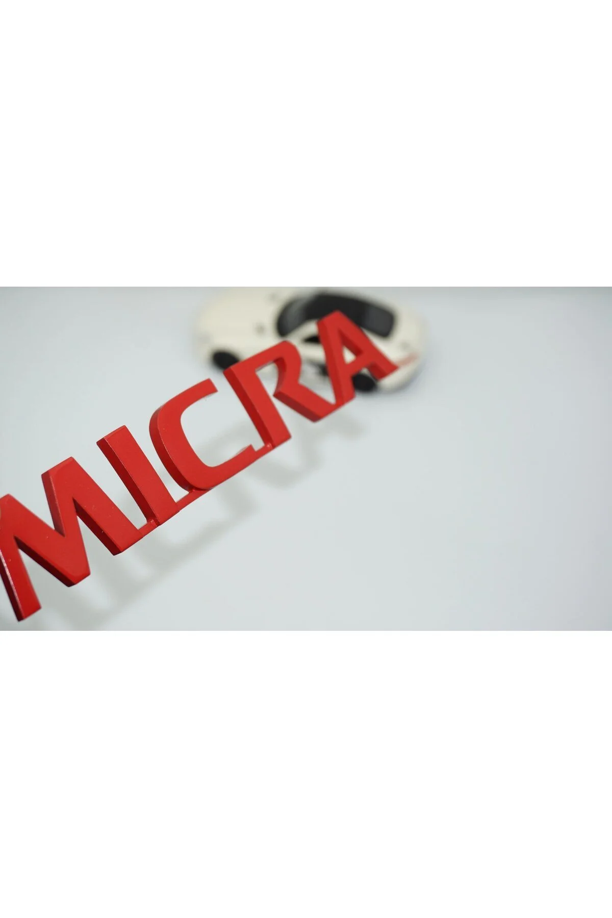 برچسب آرم و نوار شبرنگ قرمز NISSAN MICRA RED ABS 3M LOGO ARMS DK Tuning