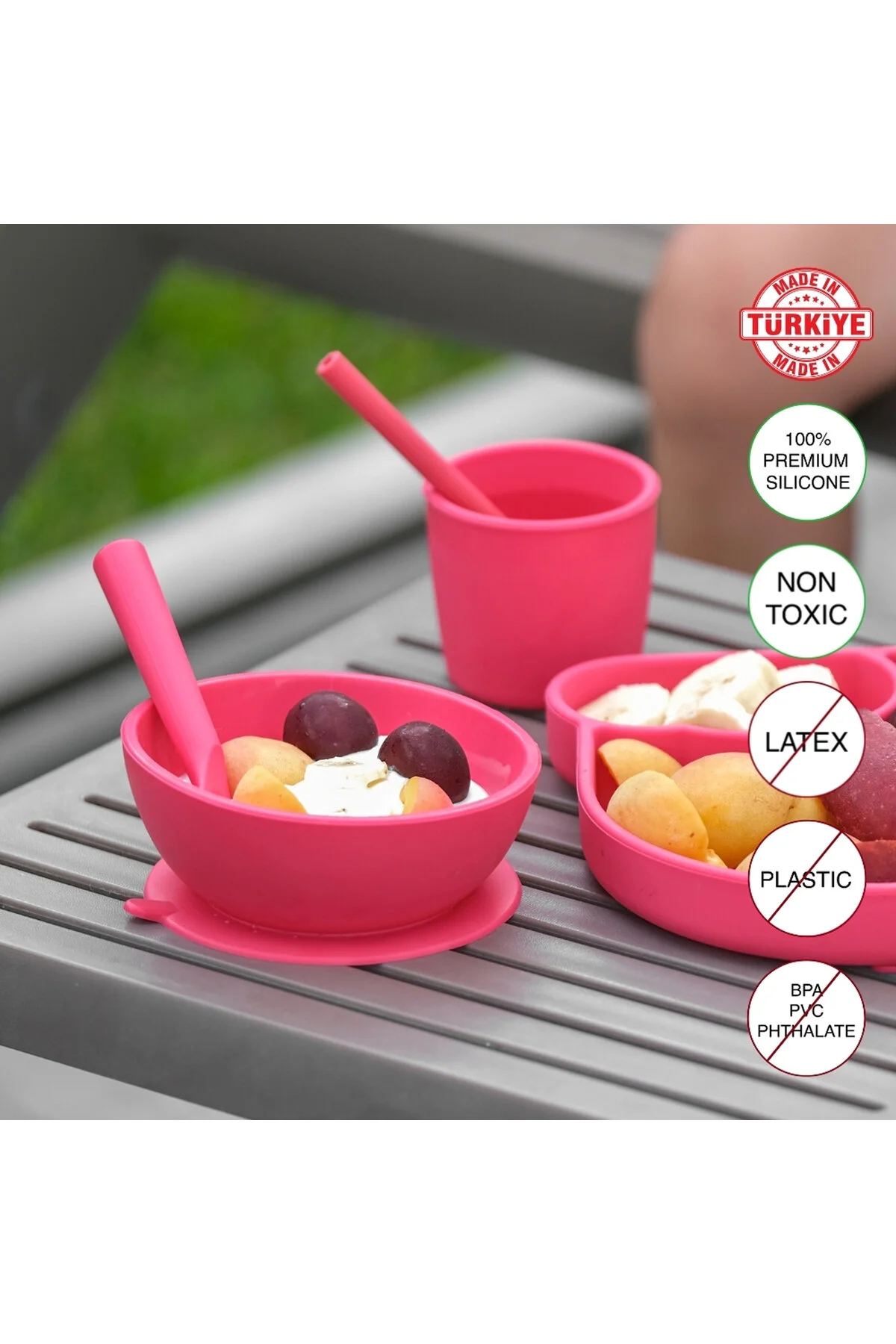 ست تغذیه BABYCHEFS SILICONE NUTRITION BABY 6 قطعه Schafer