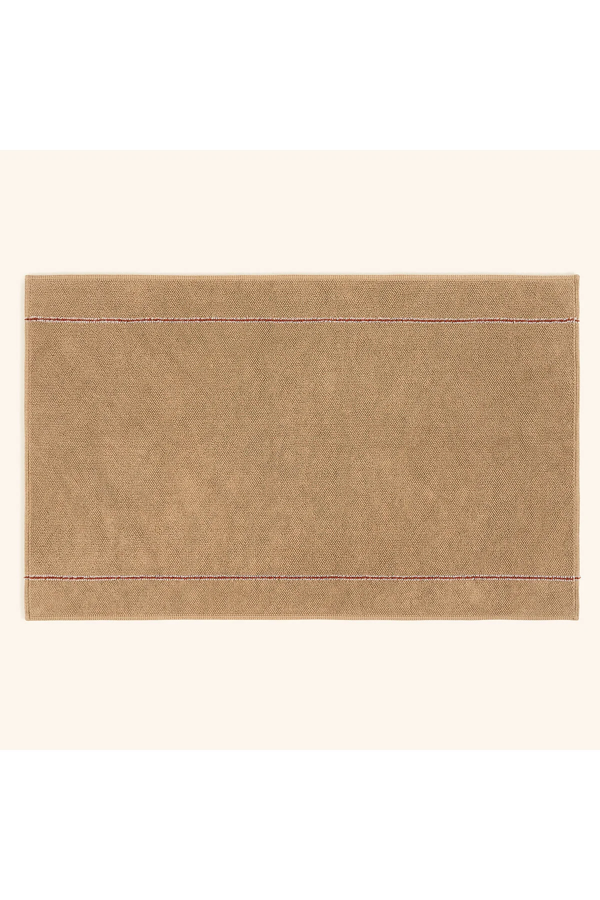 فرش پنبه ای دقیق COSTA RINGED 90X140 سانتی متر بژ Zsa Zsa Zsu