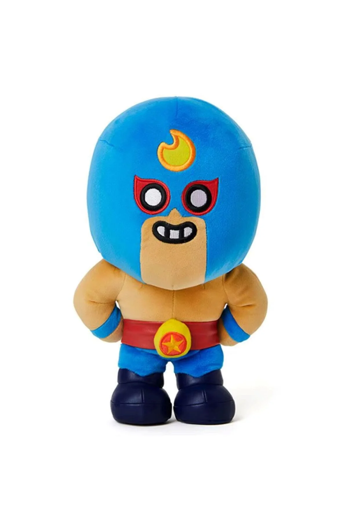 اسباب بازی های پشمی BRAWL STARS شخصیت EL PRIMO سبز رنگ مخمل دار 22 سانتی متر CeymSTecH