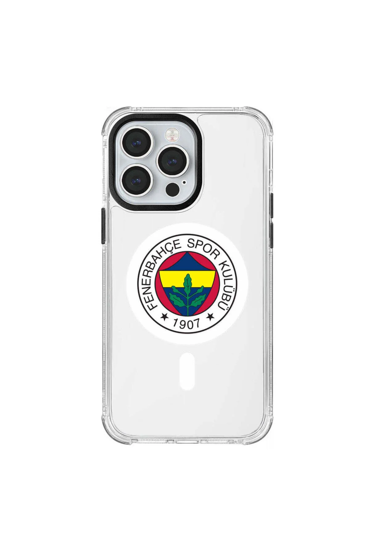 کاور و قاب گوشی شفاف MAGSAFE LOGO سازگار با IPHONE 13 PRO Fenerbahçe
