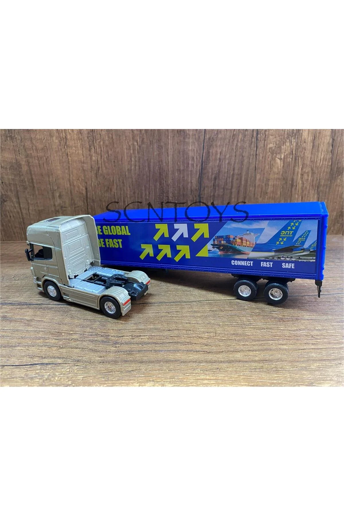 ماشین اسباب بازی SCANIA 4X2 و TRAILER TRUCK جذاب اسکنیا کامیون TOY + DOERSELI scntoys