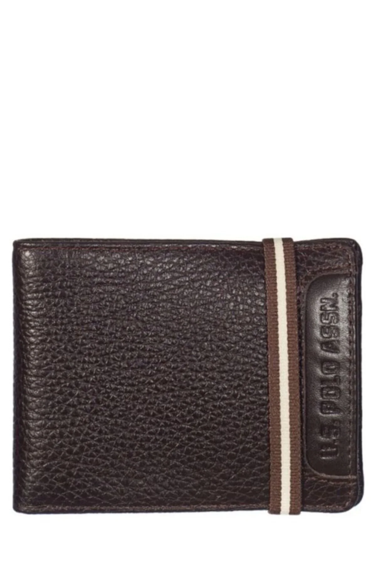 کيف پول مردانه چرمی رنگ قهوه‌ ای U.S. Polo Assn.