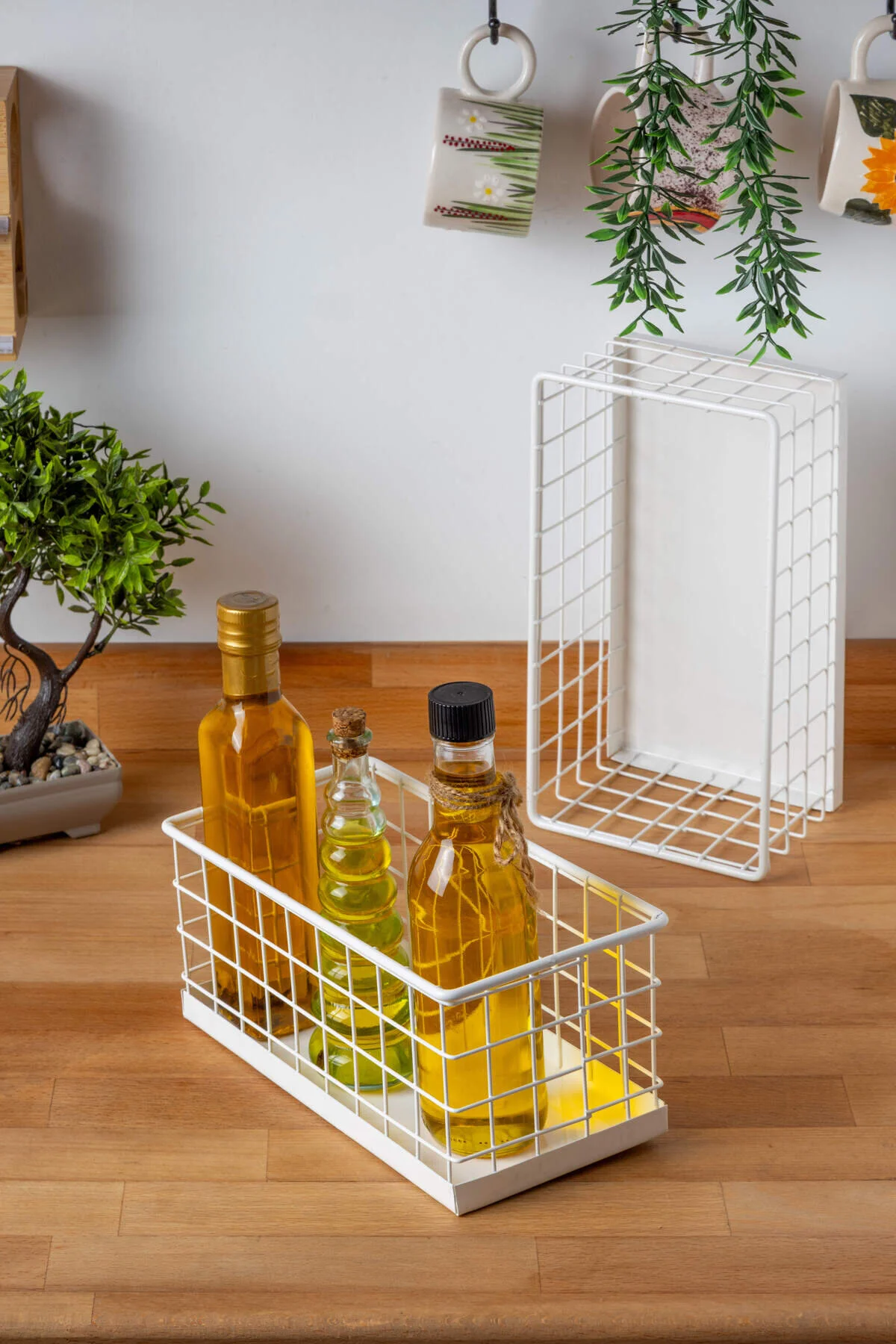 جعبه و سبد نان مارتا سازمان دهنده مستطیل شکل کوچک سفید FH finehome