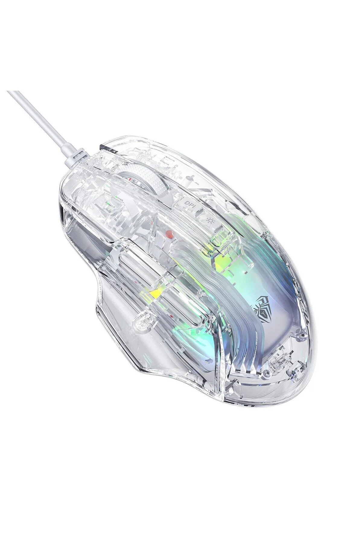 ماوس مخصوص بازی S80 7 KEY RGB شفاف نوری پخش کننده Aula