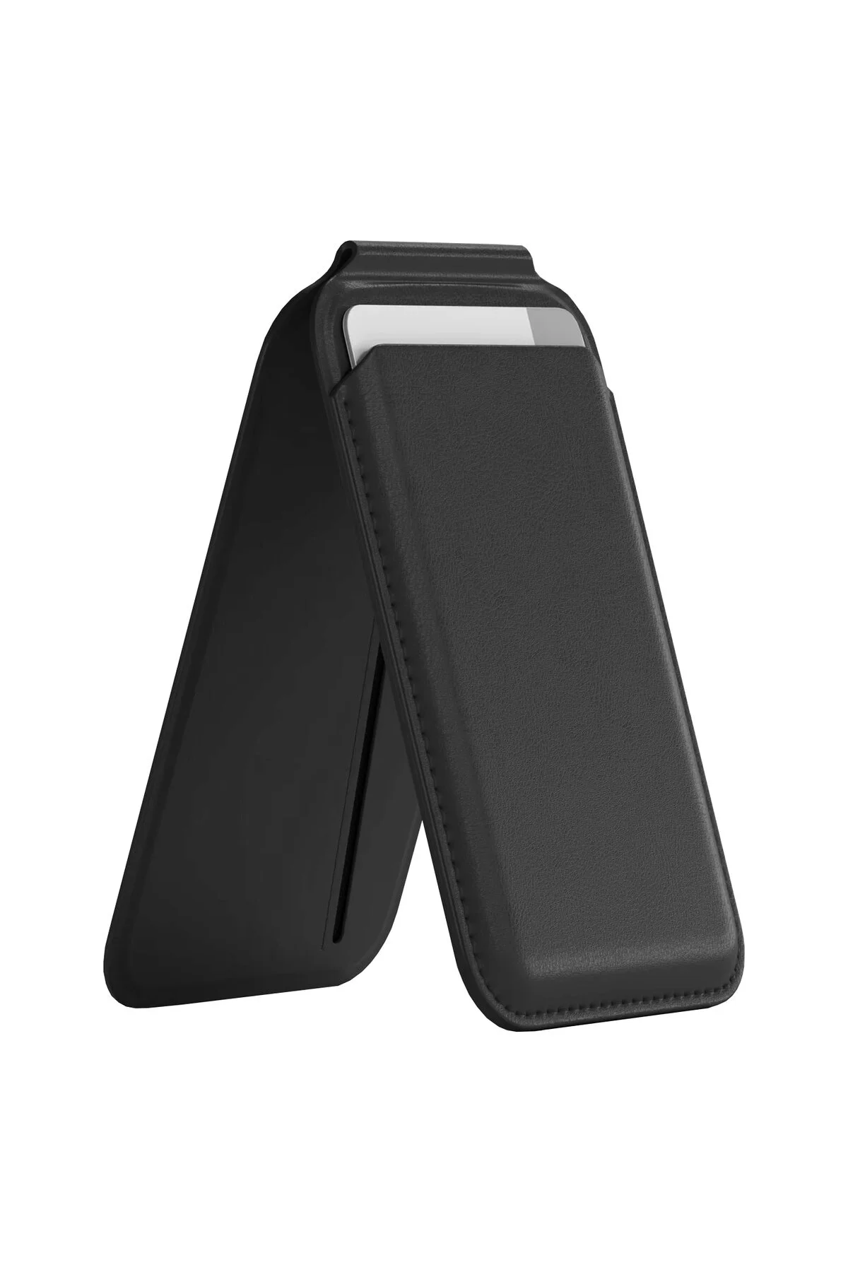 کاور و قاب کیف پول چرمی مغناطیسی باف IPHONE WALLETMAG 2.0 پایه مشکی Buff Labs