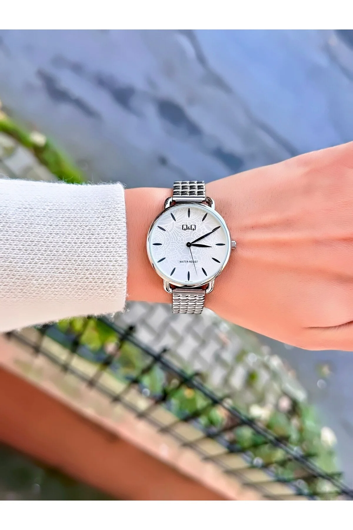 ساعت زنانه QQ METAL CORD WOMEN WRISTWATCH 3 ATM ضد آب 2 سال ضمانت Q&Q