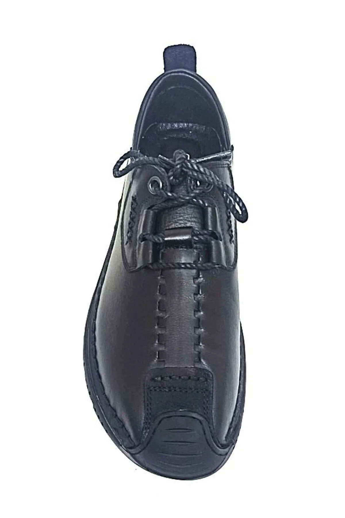 کفش کژوال روزانه مشکی مردانه JF 9860 اصلی چرمی SEWING ULTRA COMFORT قابل انعطاف جیمز فرانکو JAMES FRANCO