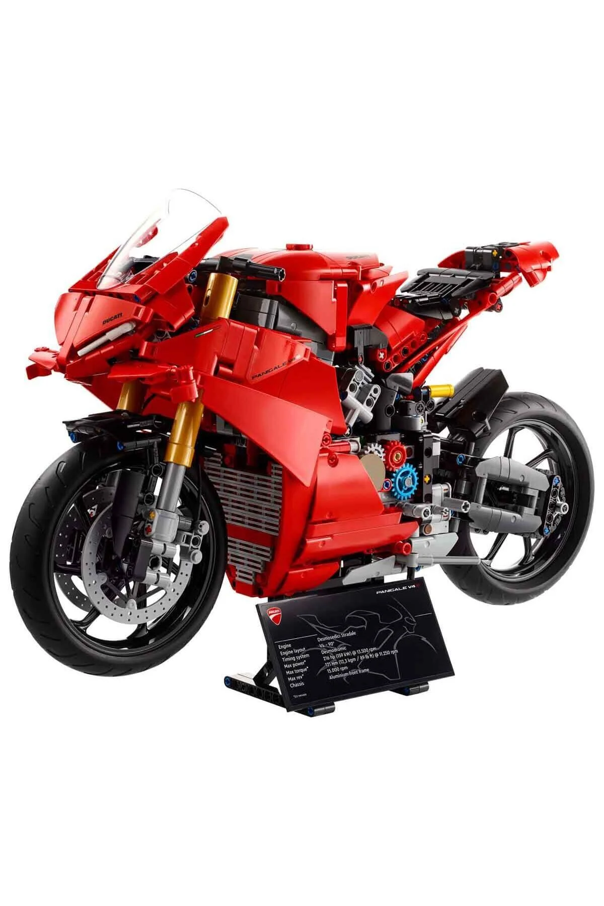 لگو و اسباب بازی های ساخت محور TECHNIC DUCATI PANIGALE V4 S MOTORCYCLE 42202 خلاق ساخته شده برای بزرگسالان LEGO