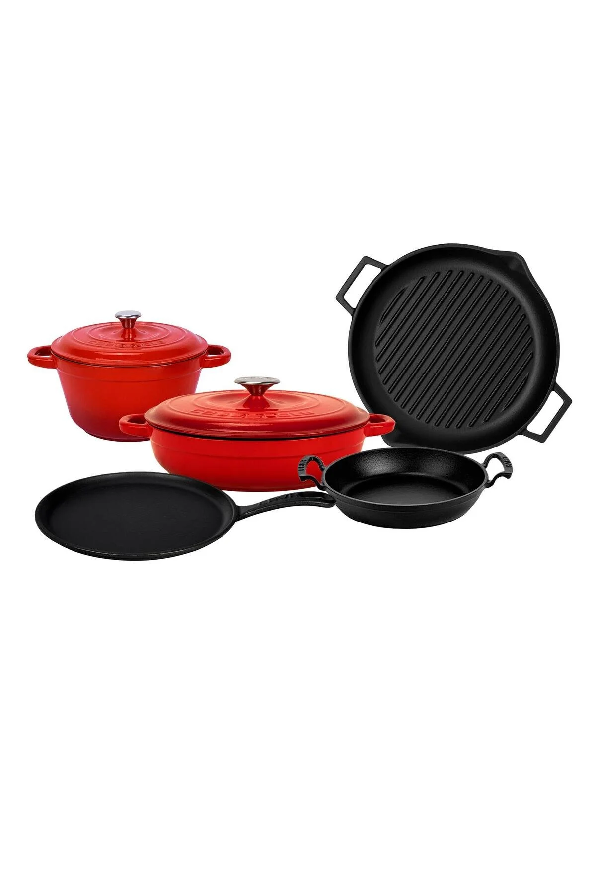 قابلمه CASTING 5X SERIES 8 PITCH COOKWARE & PAN SET Lava