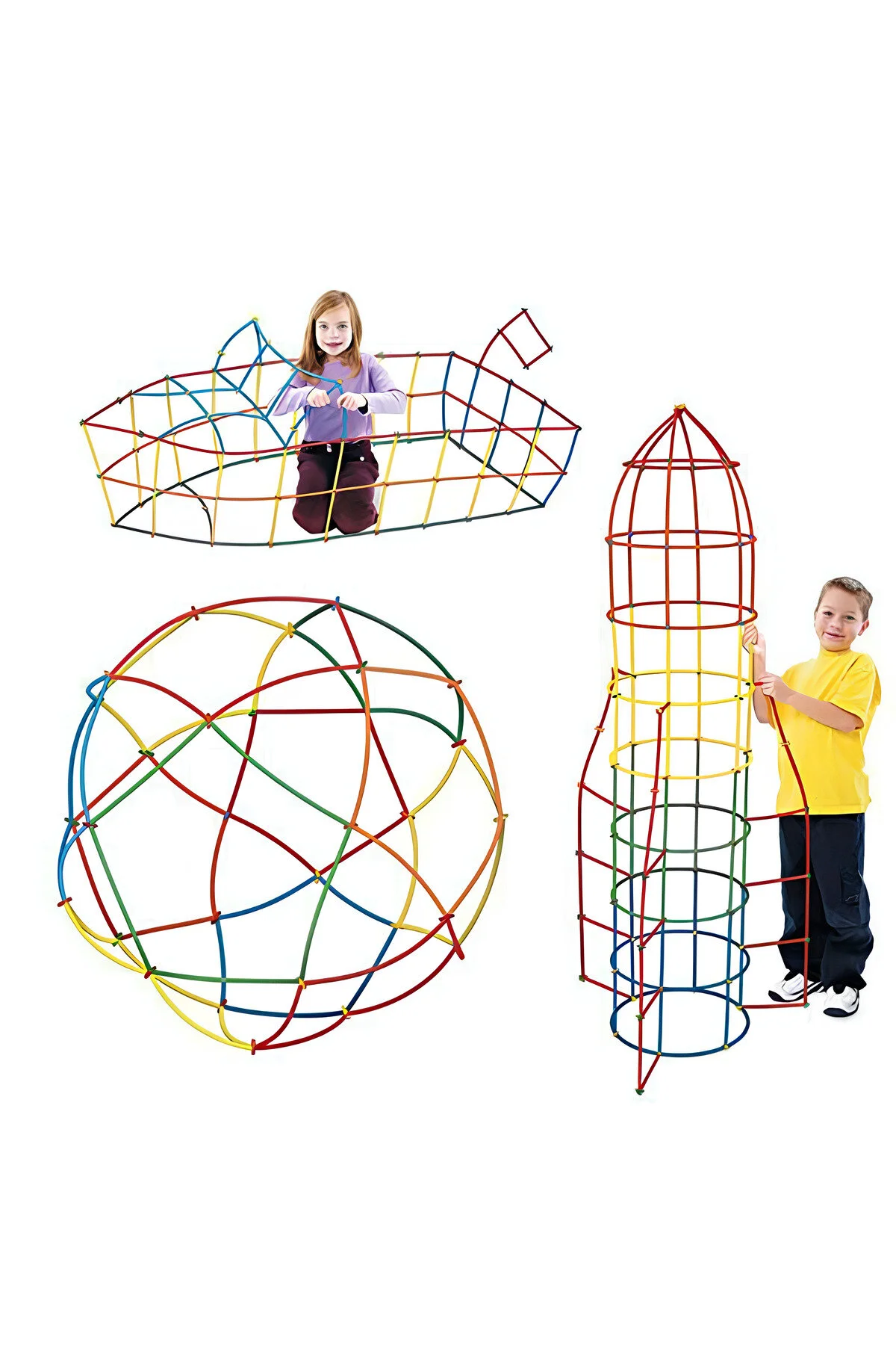 لگو و اسباب بازی های ساخت محور BAMBOO STICK TOY 600 PIECES ساختمان حافظه آموزشی رشد هوش کودکان از ترکیه Fresh Moon