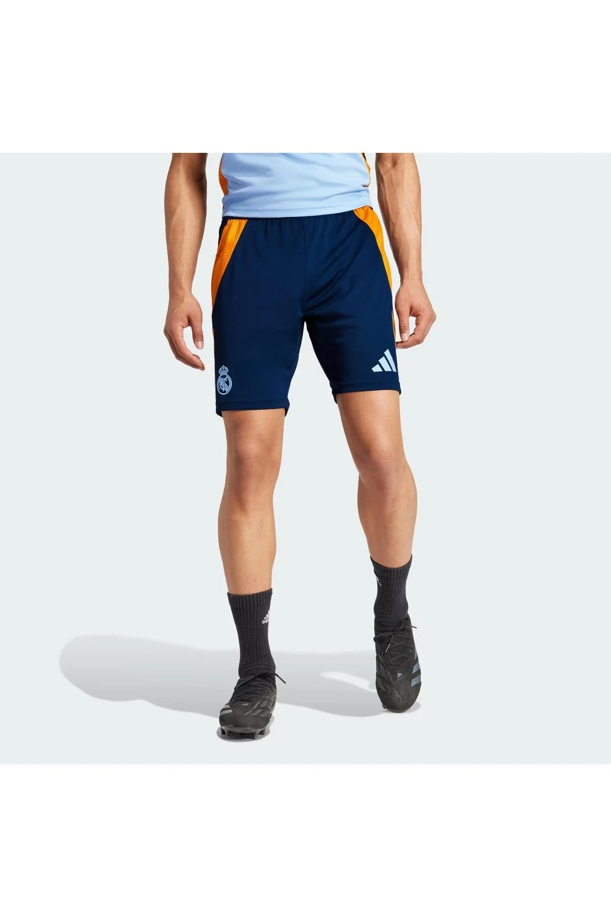شورت ورزشی آبی مردانه مسابقه رئال مادرید تیرو 24 adidas