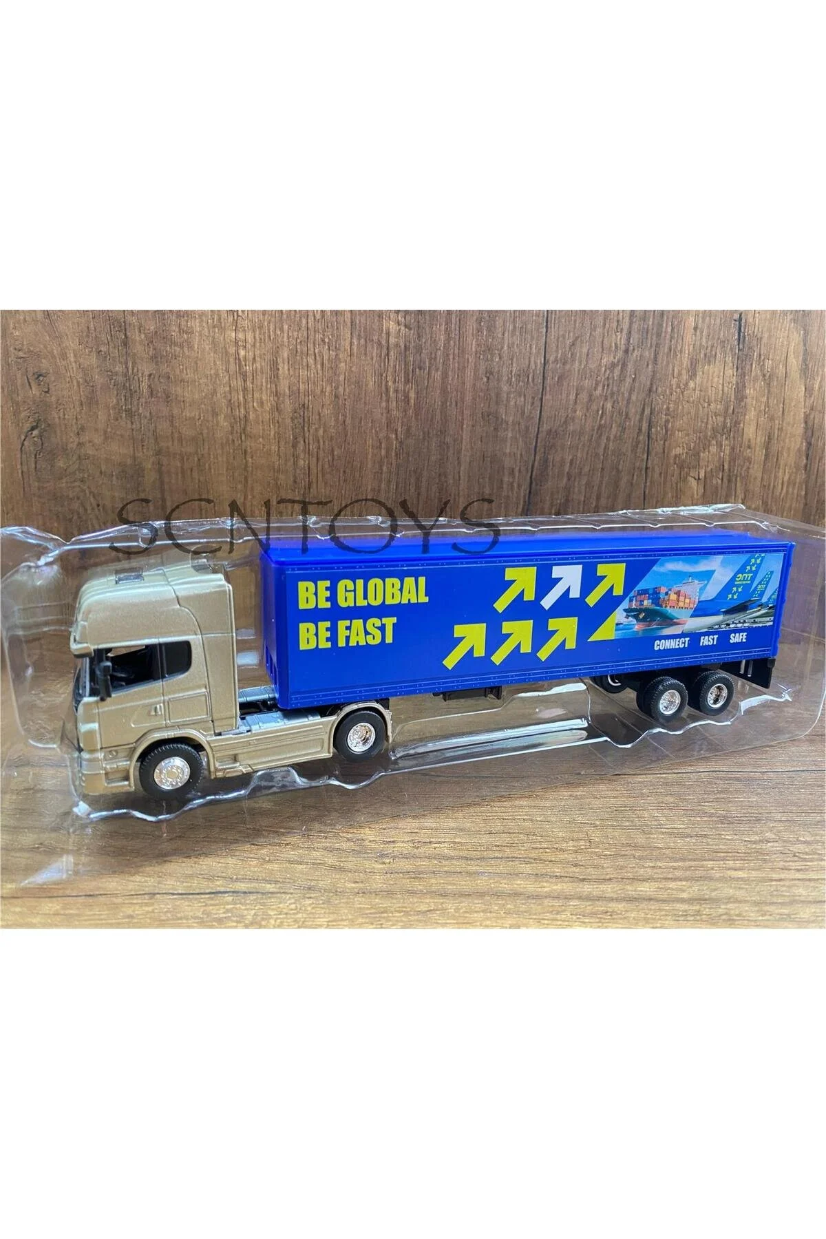 ماشین اسباب بازی SCANIA 4X2 و TRAILER TRUCK جذاب اسکنیا کامیون TOY + DOERSELI scntoys