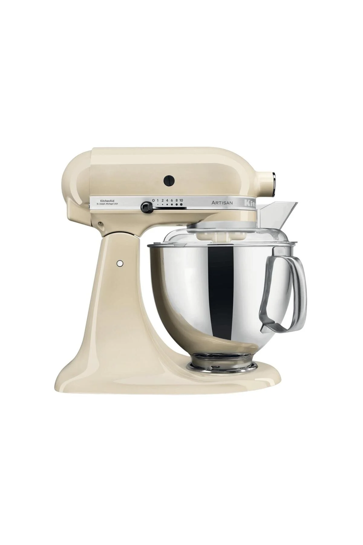 میکسر و ست سفید کرم بادام Artisan 5Ksm175Peseac 48 لیتر آشپز آشپزخانه  Kitchenaid