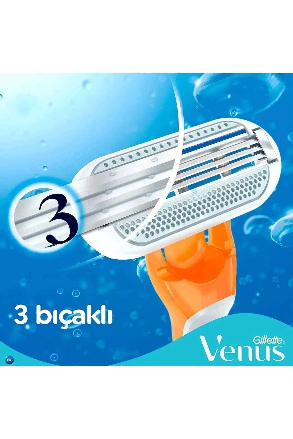 تیغ اصلاح زنانه GILLETTE VENUS RIVIERA 2 قطعه ژیلت ونوس اورجینال Gillette Venus