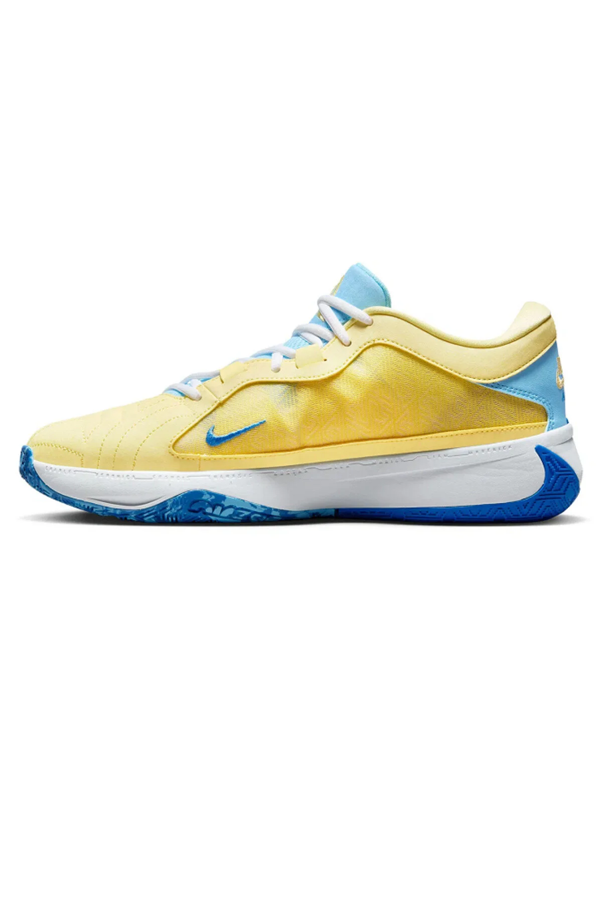 کفش بسکتبال مردانه زوم FREAK 5 زرد DX4985 700 نایک Nike