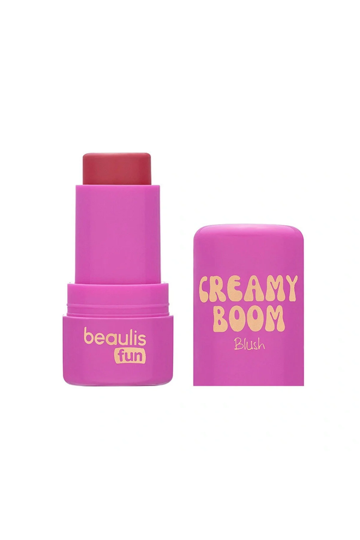 رژگونه FUN CREAMY BOOM STICK BLUSH 549 مخملی صورتی beaulis