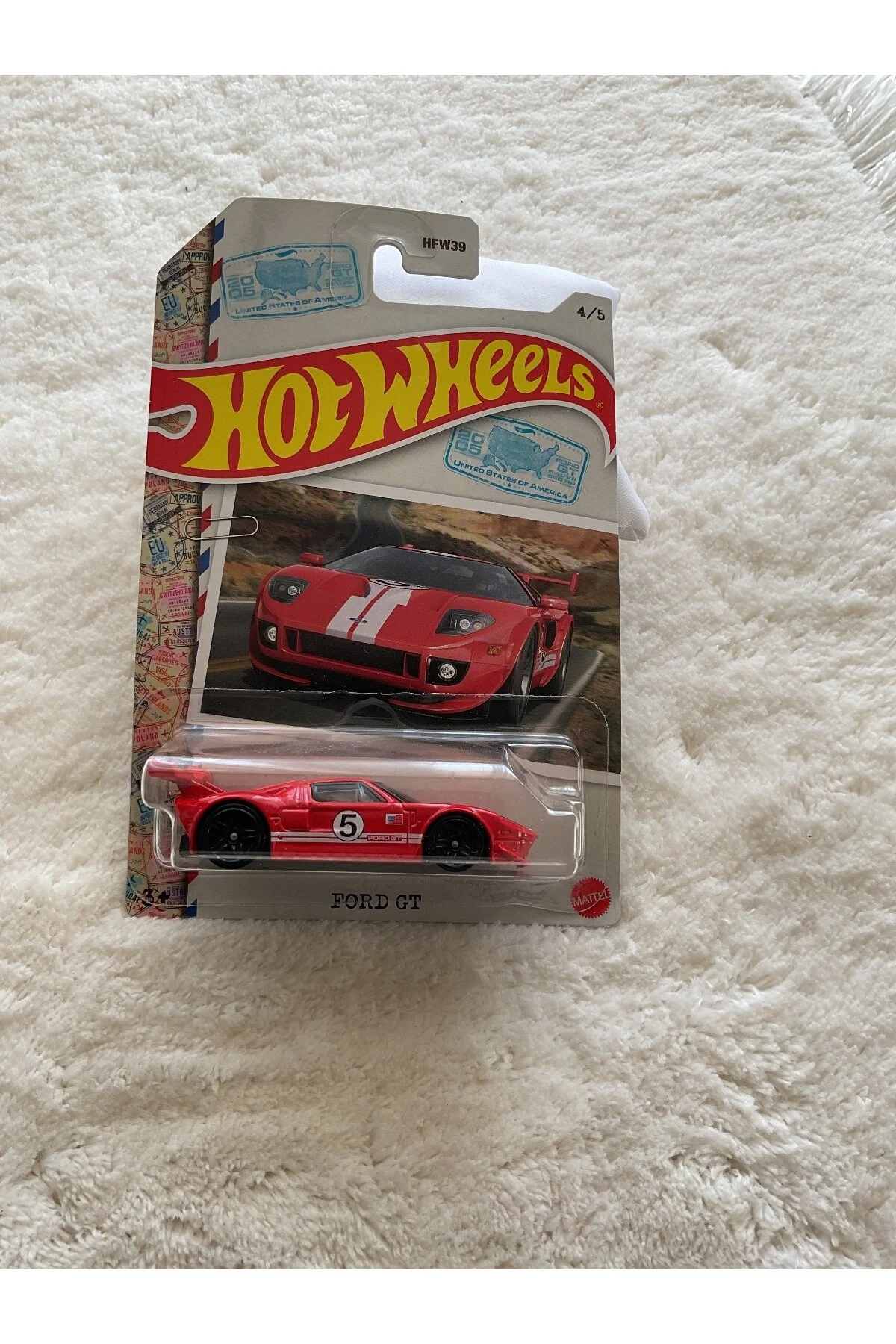 ماشین اسباب بازی فورد GT کارتن بلند H:161 از ترکیه HOT WHEELS